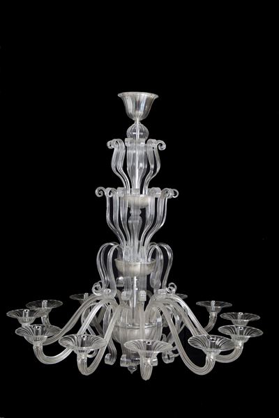 Lampadario Mod. Redon. Barovier & Toso