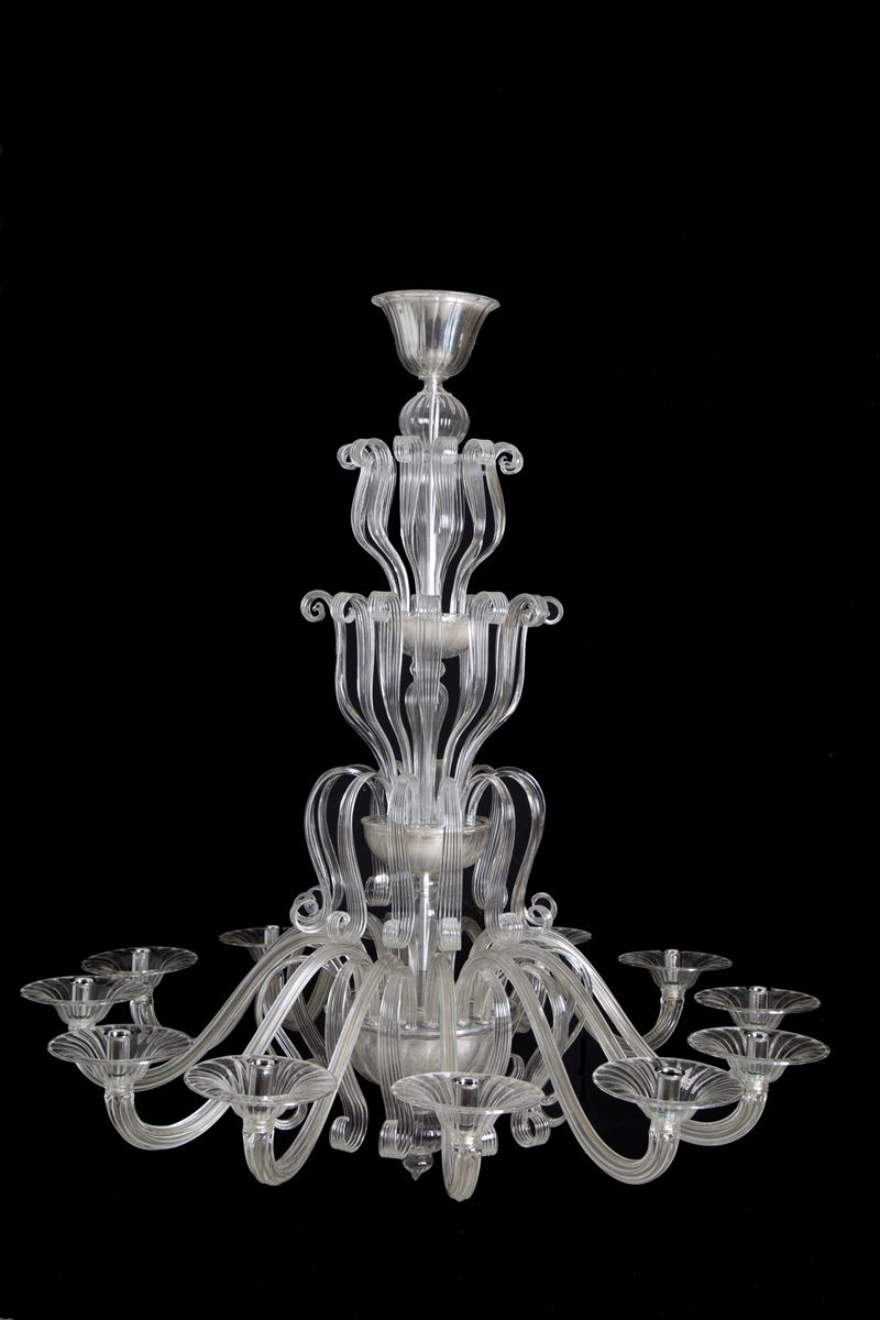 Lampadario Mod. Redon. Barovier & Toso