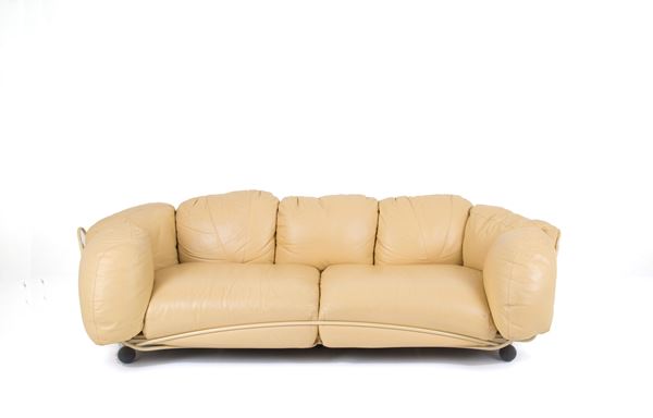 FRANCESCO BINFARE' - Three-seater sofa mod. Corbeille for EDRA