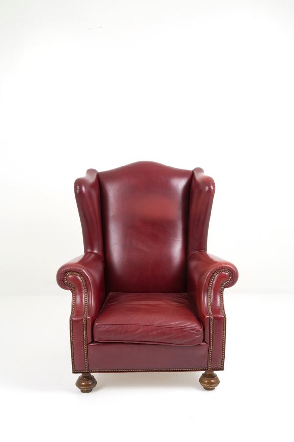 Leather armchair