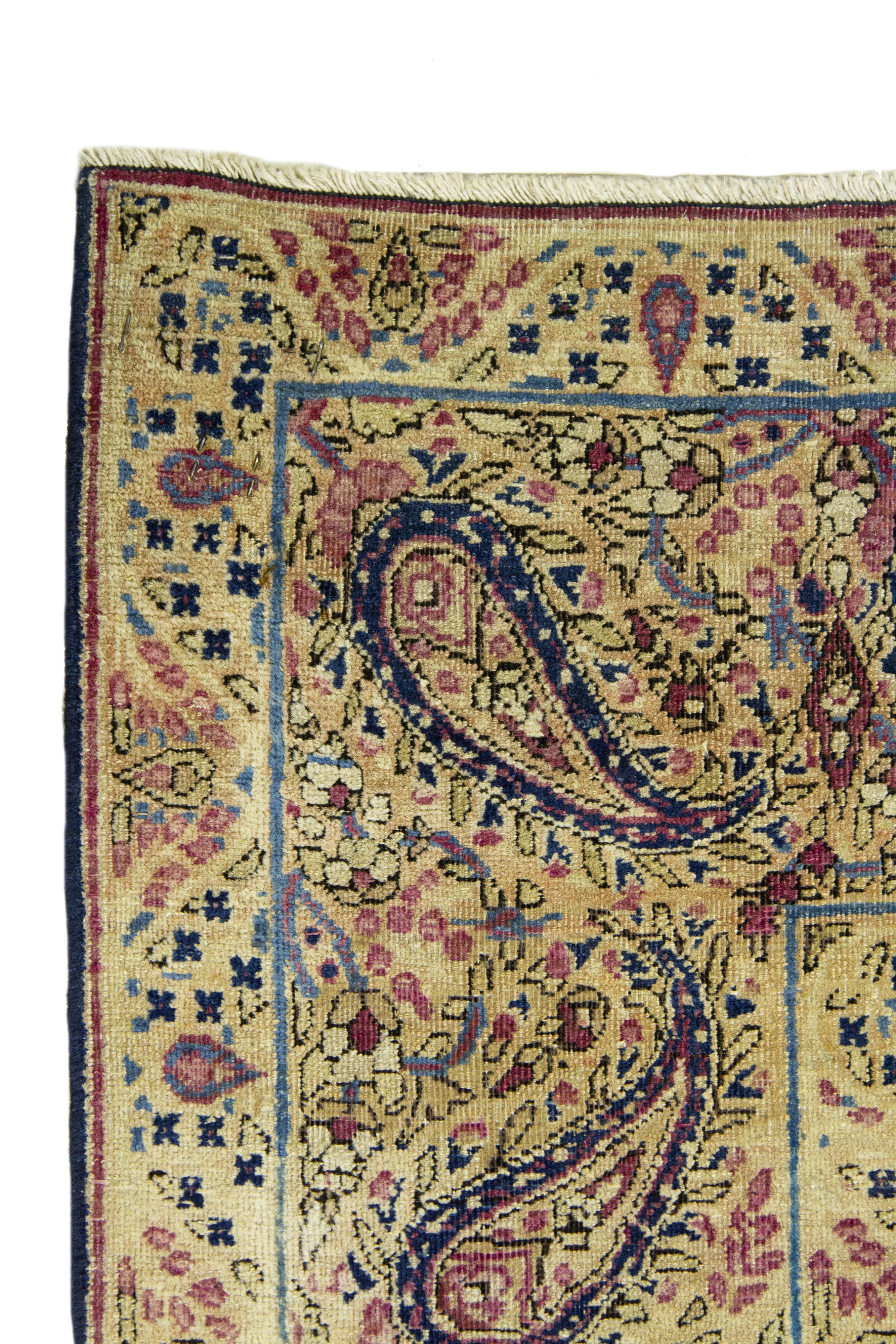 Kirman, Tappeto con motivo a Botteh, Persia, seconda metà del XIX secolo