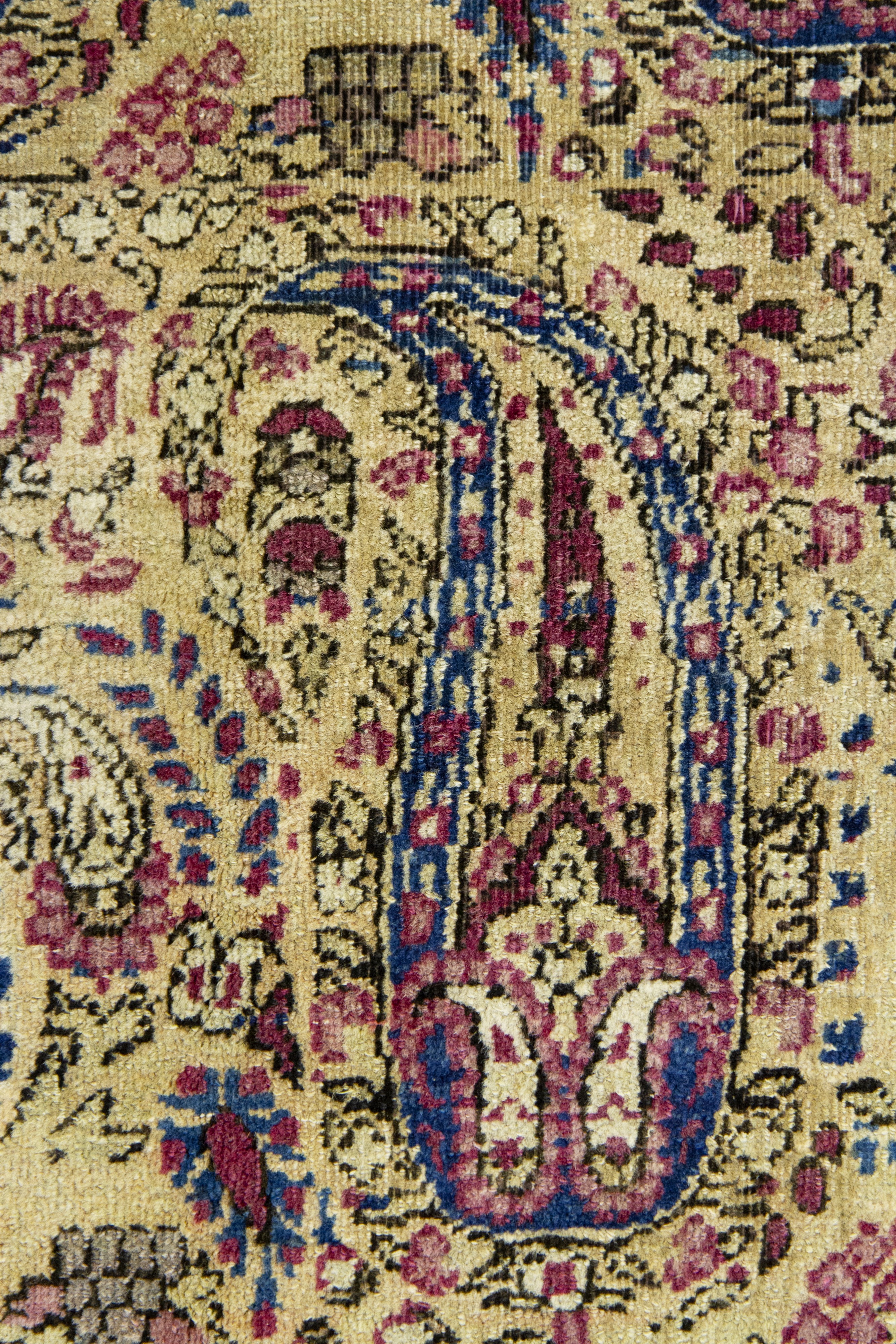 Kirman, Tappeto con motivo a Botteh, Persia, seconda metà del XIX secolo