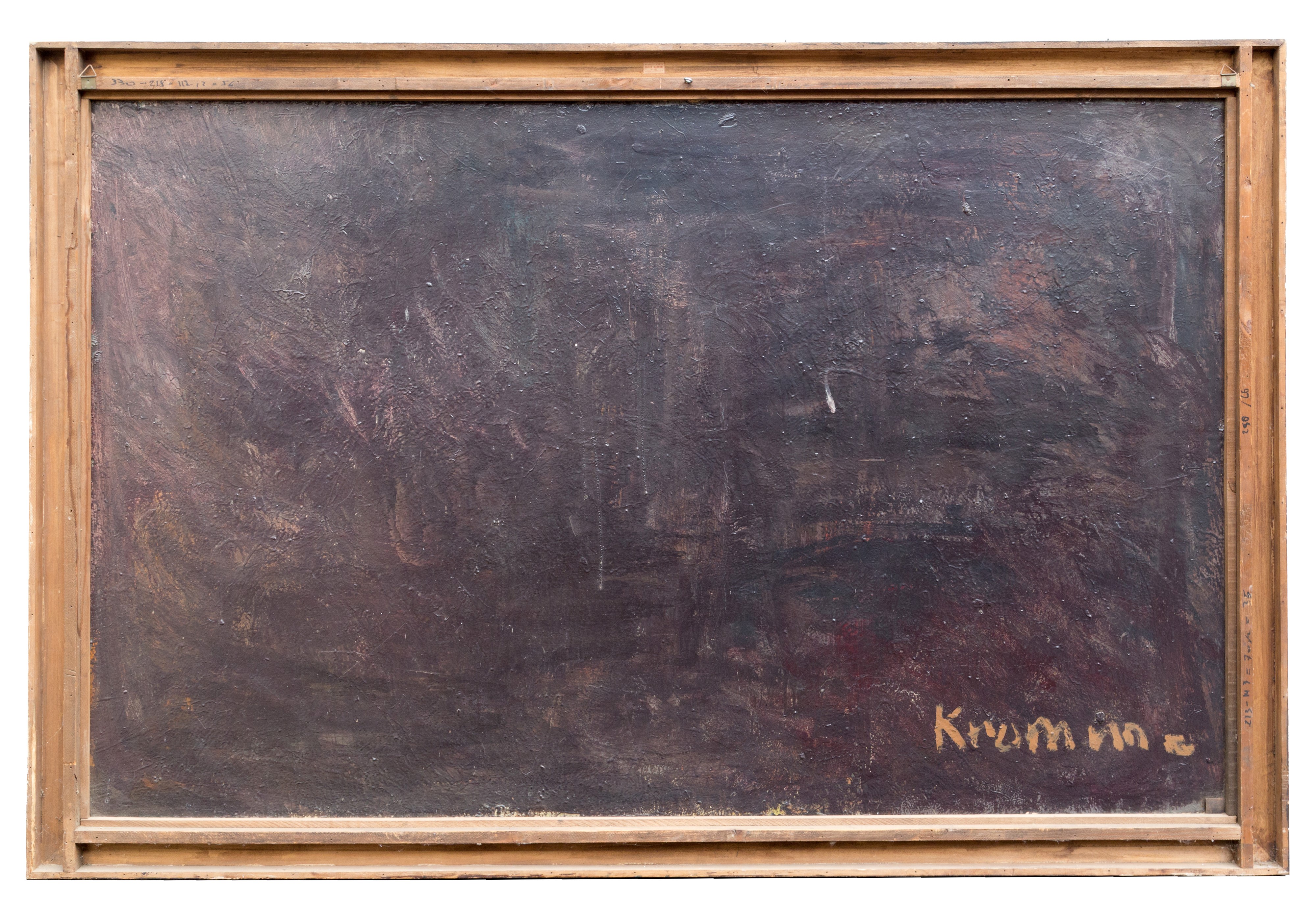 Edoardo Krumm - Dipinto "mercante"