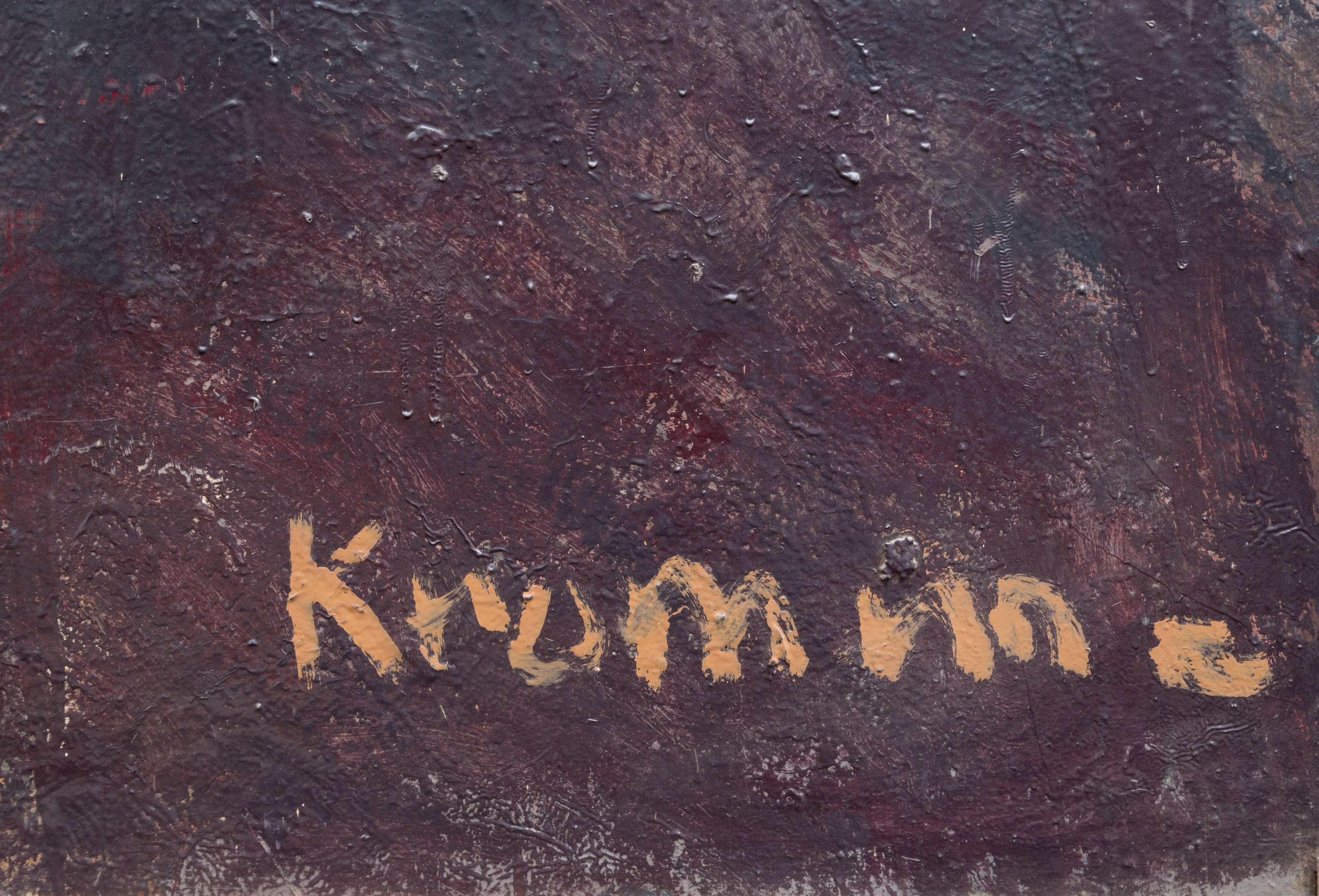 Edoardo Krumm - Dipinto "mercante"