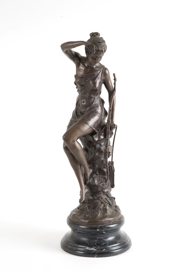 LUCIE SIGNORET-LEDIEU - Sculpture "NYMPH OF DIANA"