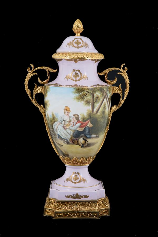 Large porcelain vase