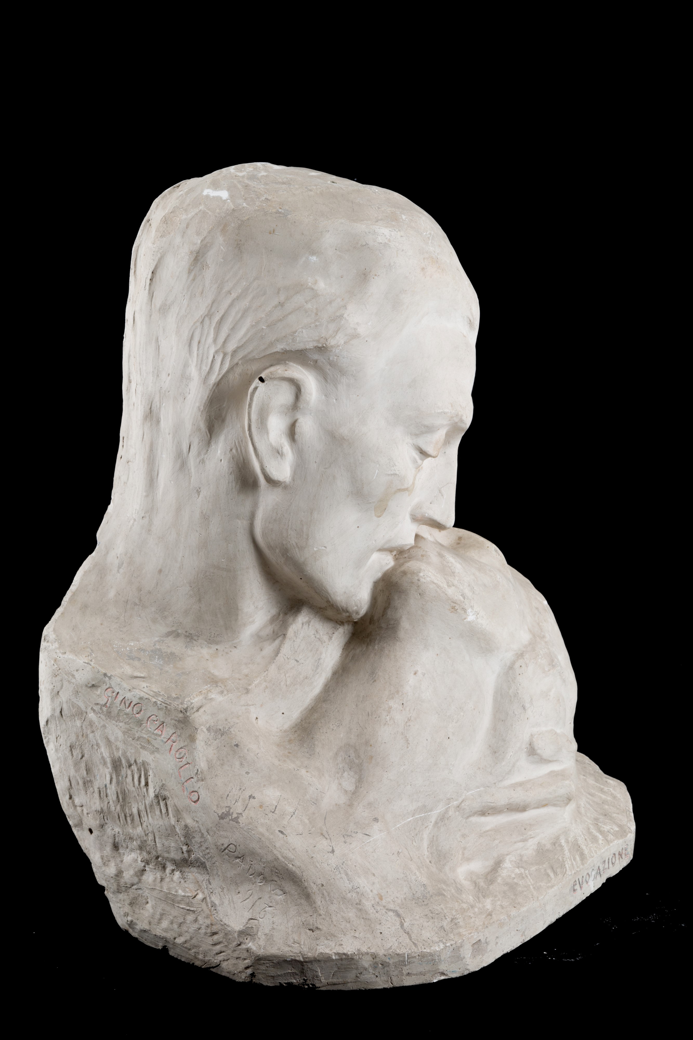 Scultura in Gesso "bacio"