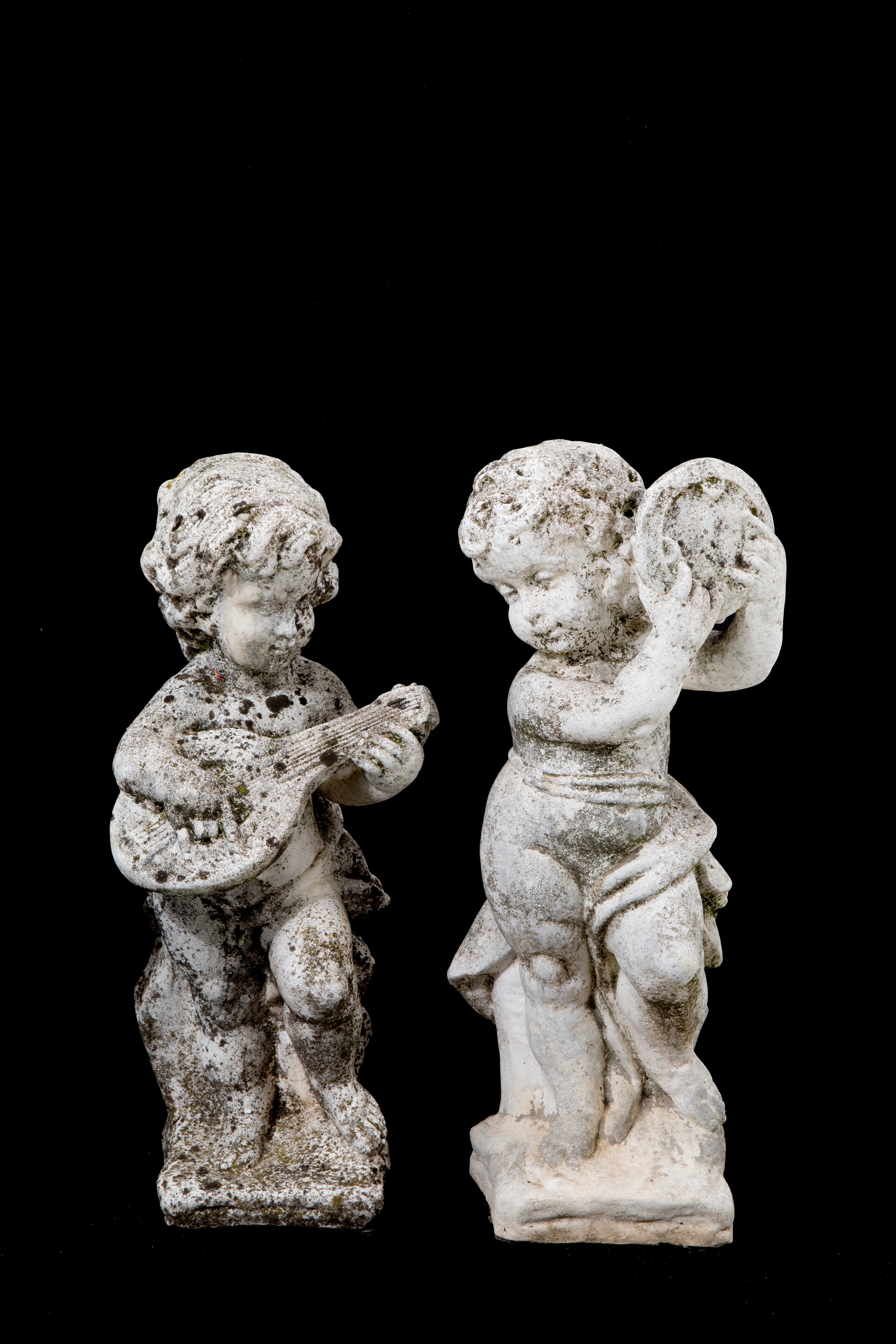 Quattro Sculture "putti Musicanti