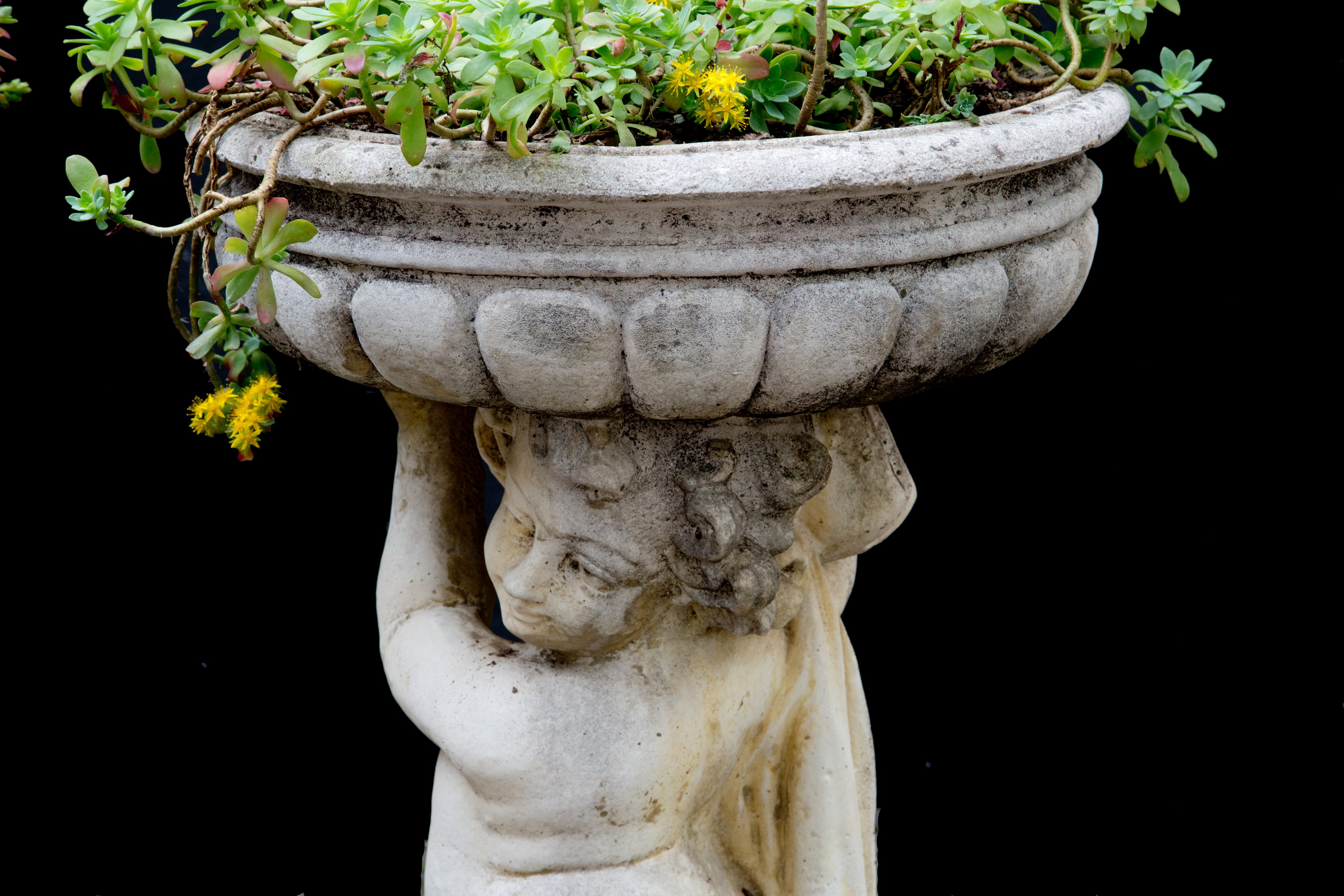 Coppia di Fioriere con Putti