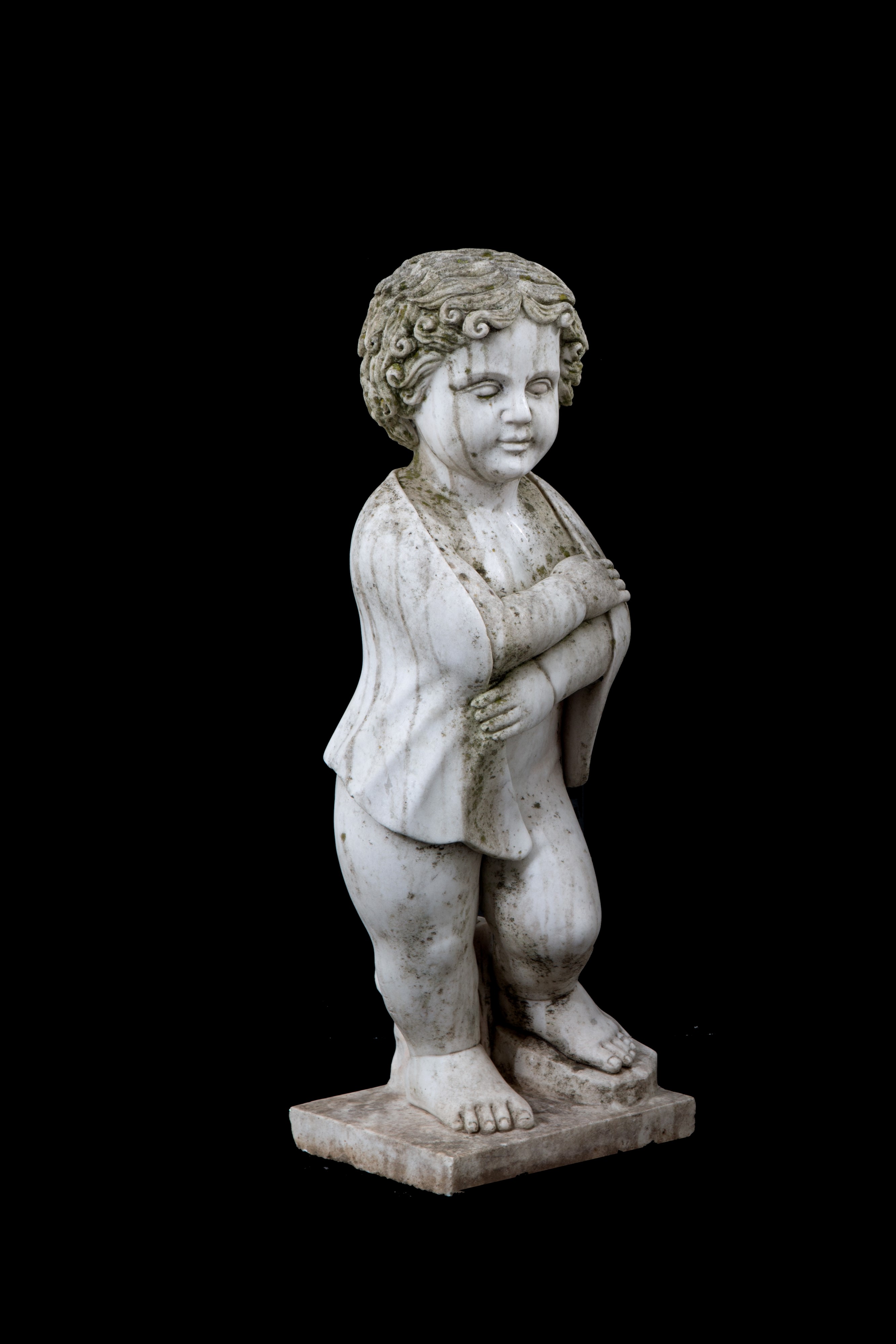 Scultura "putto con Braccia Conserte"