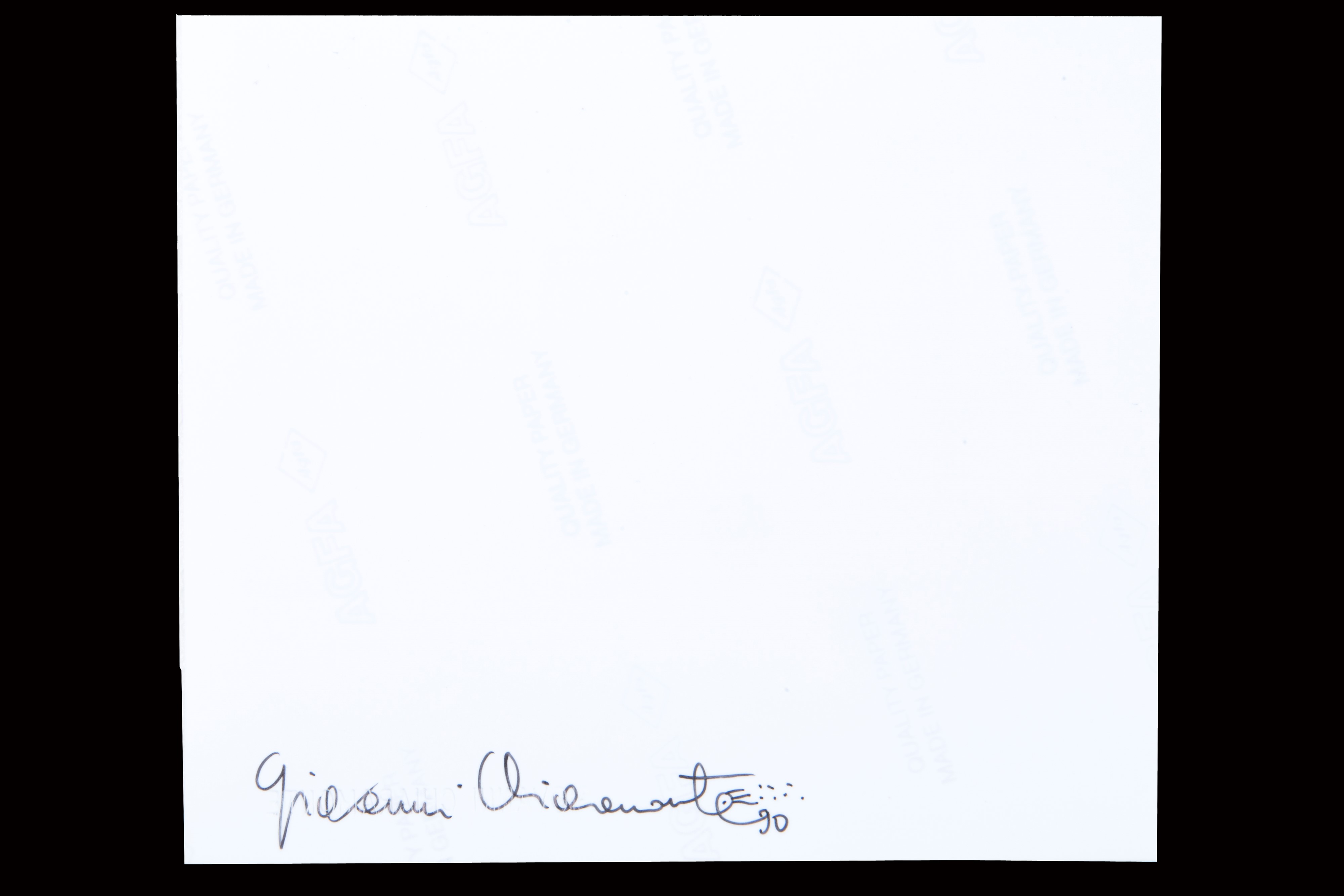 Giovanni Chiaramonte - "senza Titolo, 1990"
