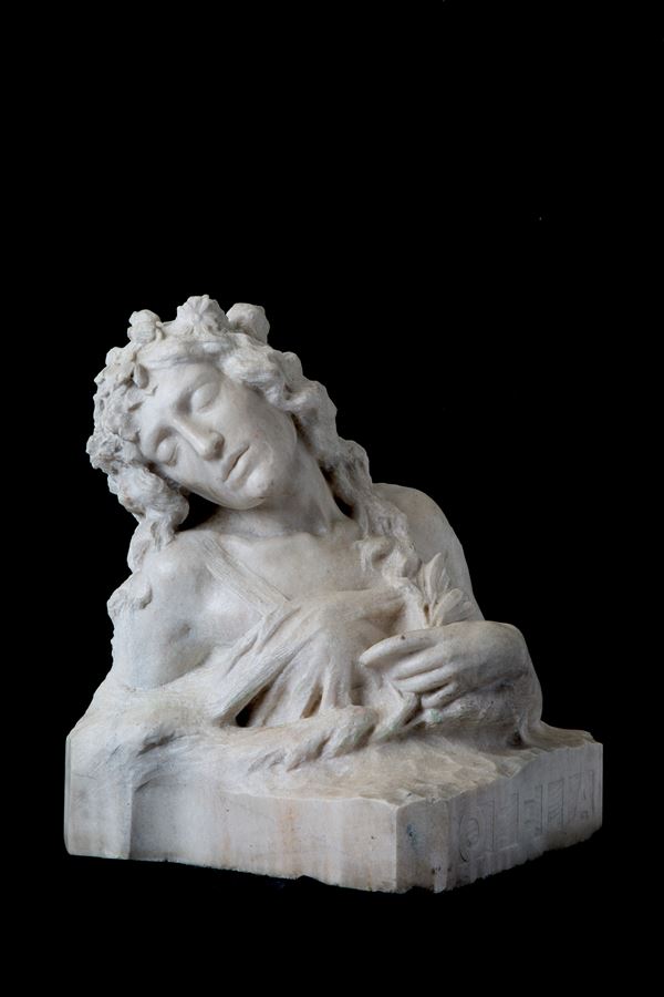 Marble sculpture "OPHELIA"