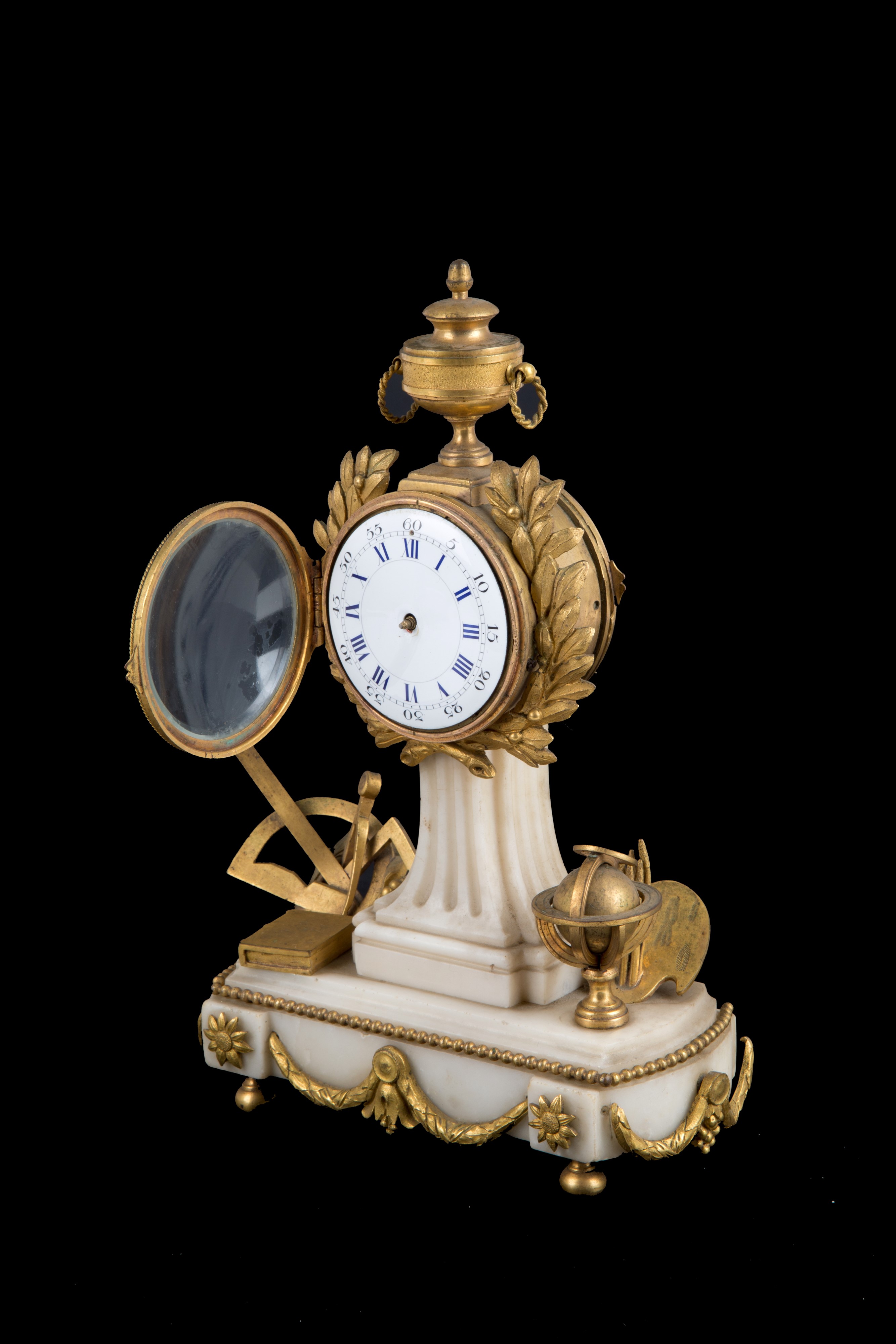 Orologio in Marmo e Bronzo