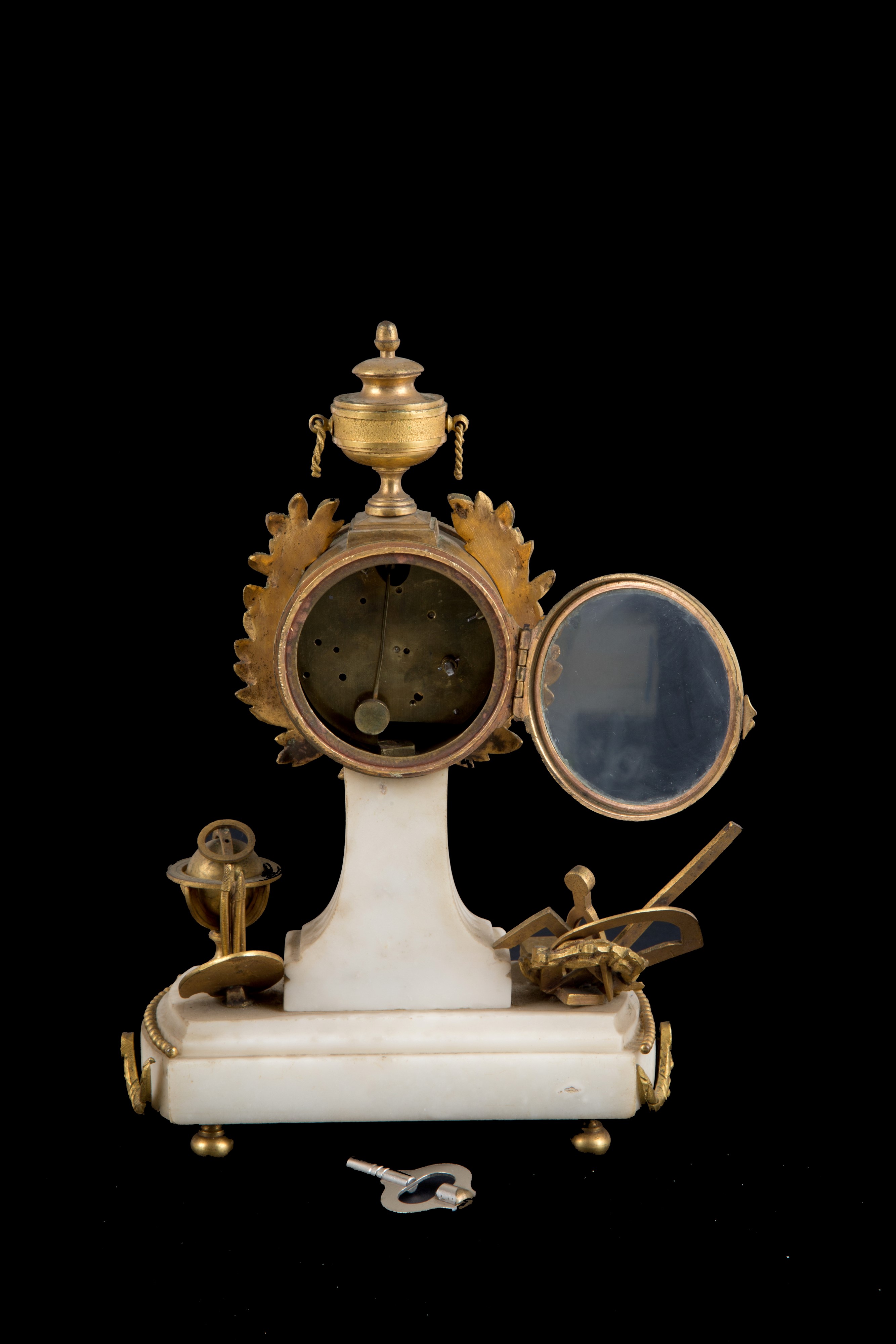 Orologio in Marmo e Bronzo