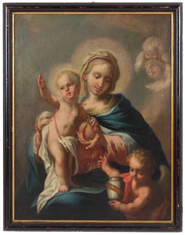 Painting "MADONNA OF THE POMEGRANATE"