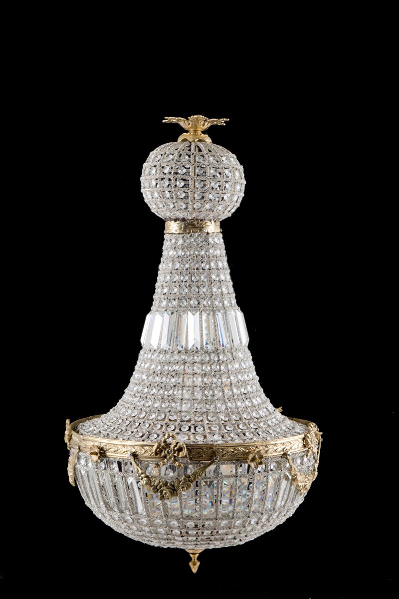 Lampadario a mongolfiera