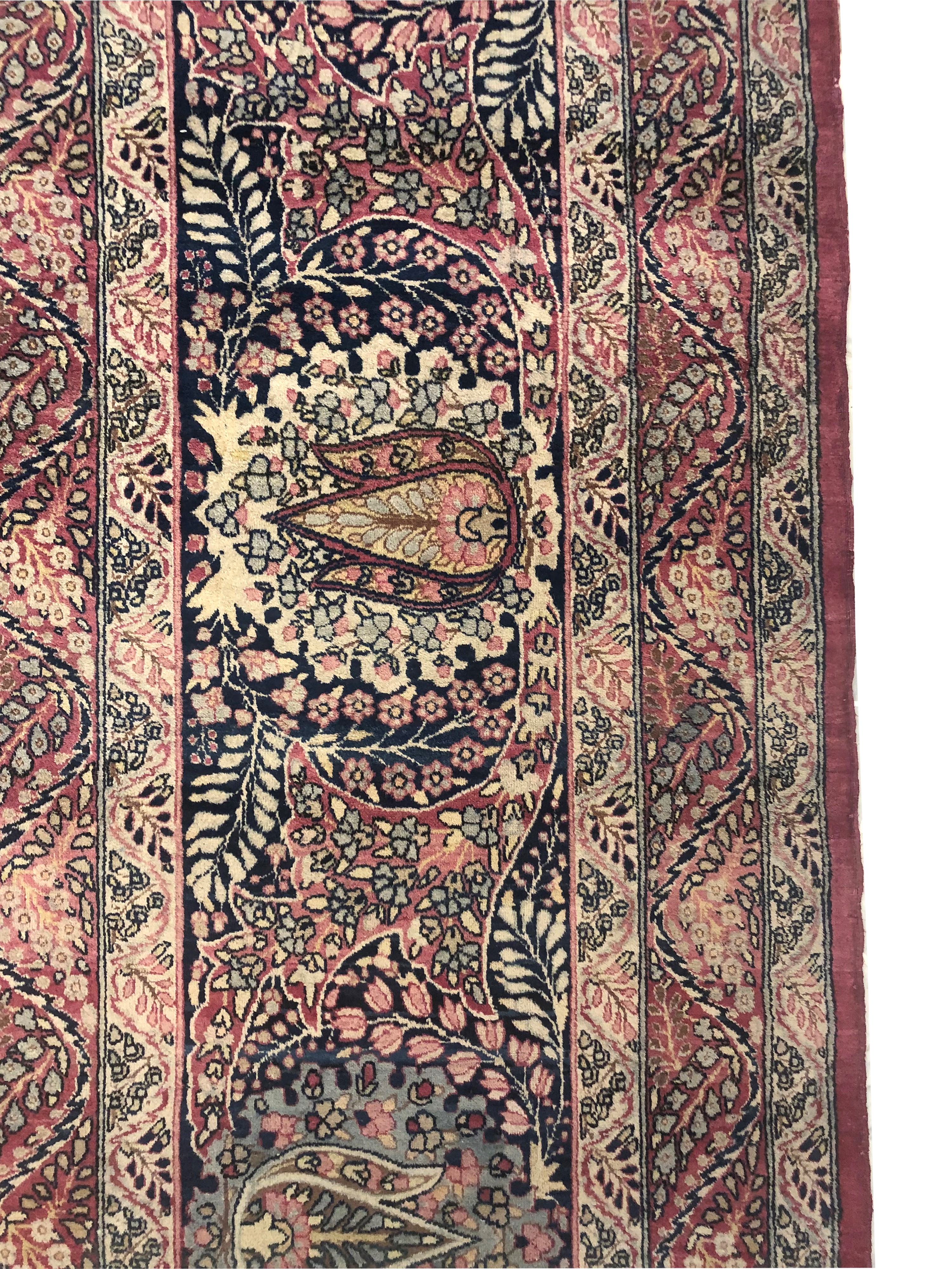 Tappeto Kirman Laver. Persia