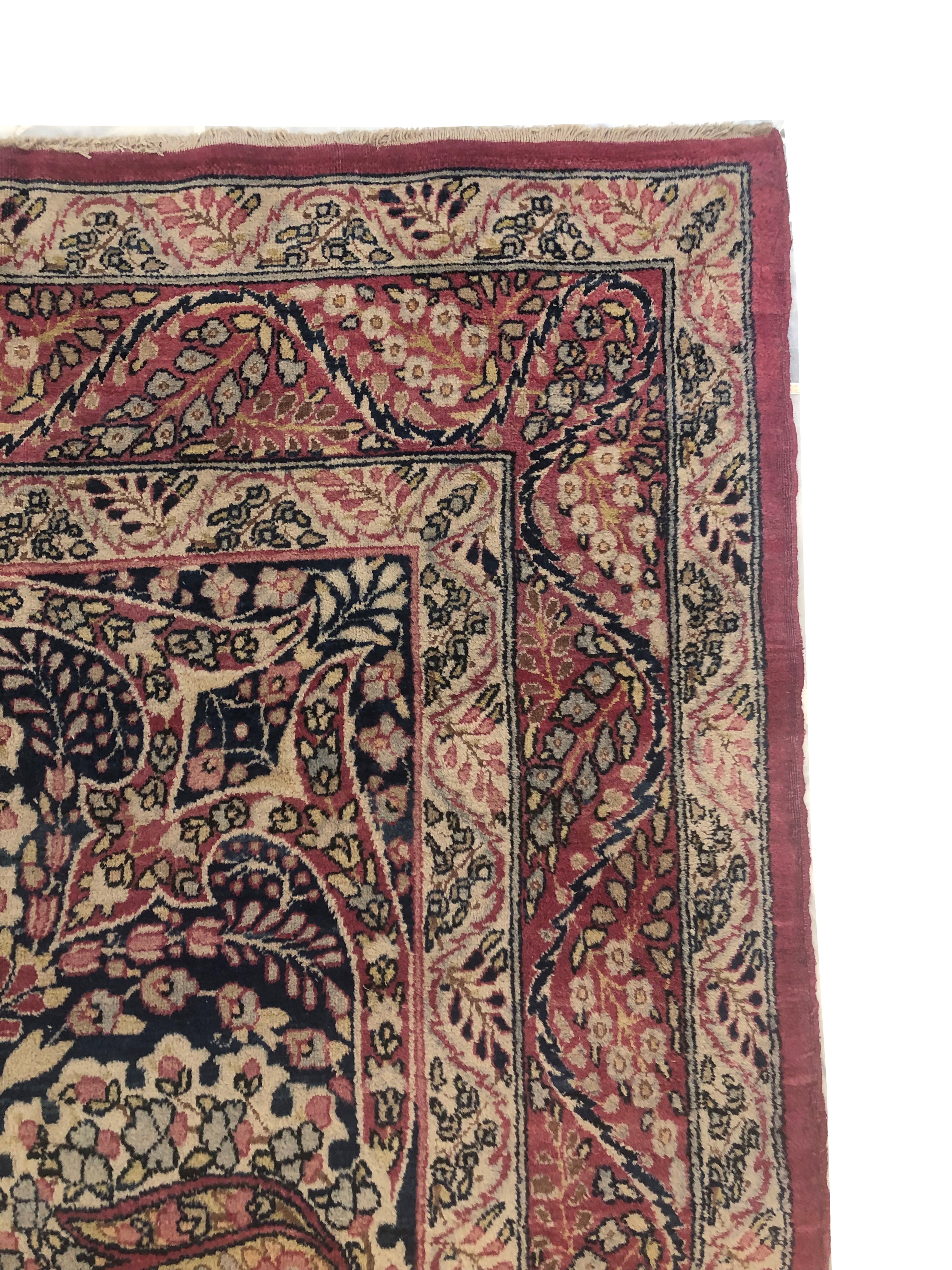 Tappeto Kirman Laver. Persia