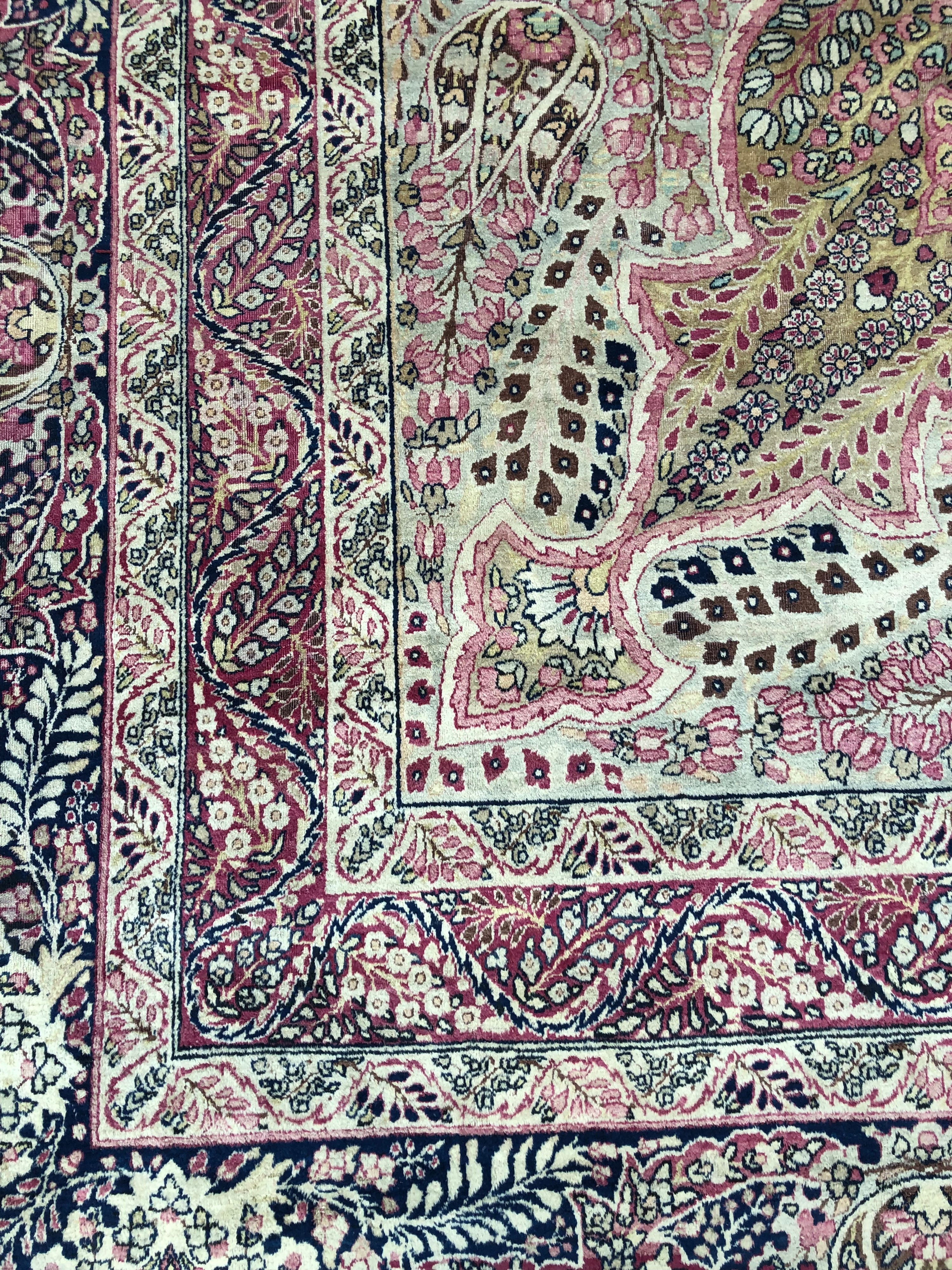 Tappeto Kirman Laver. Persia