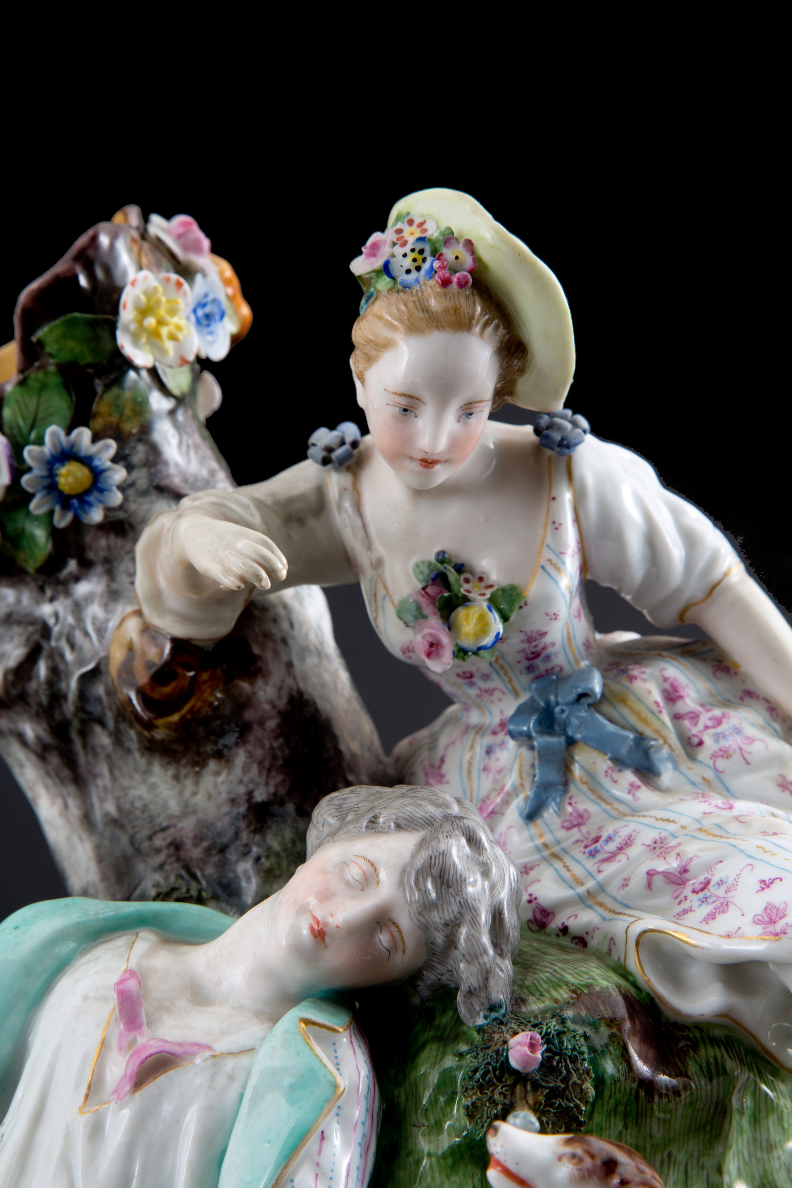 Gruppo in Porcellana di Meissen