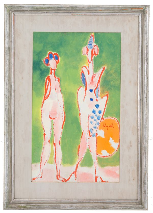 ANTONIO VANGELLI - Dipinto "CIRCO"