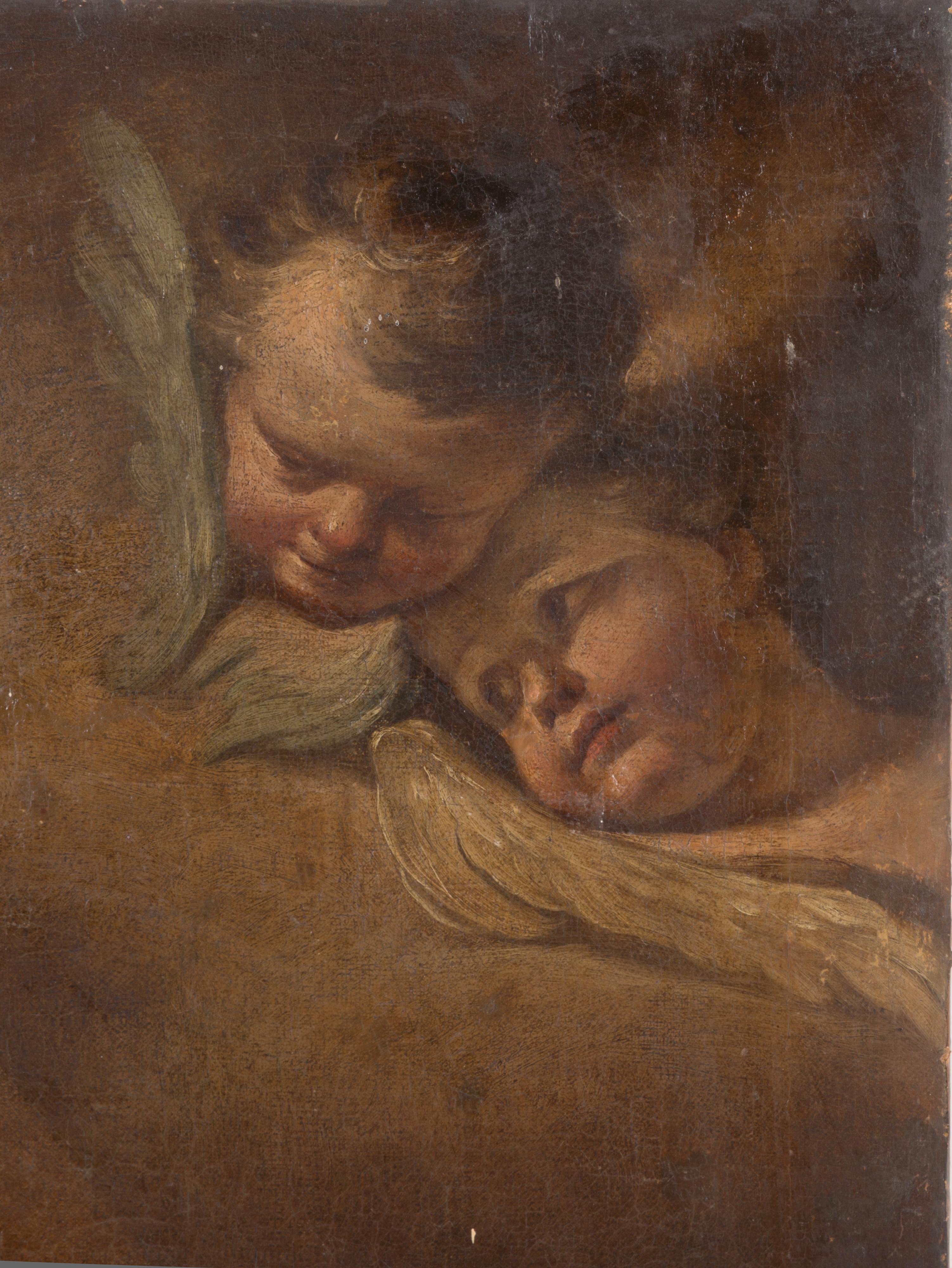 Dipinto "madonna con Bambino e Angeli"