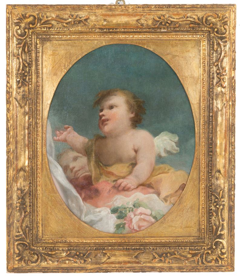 Dipinto "coppia di Putti"