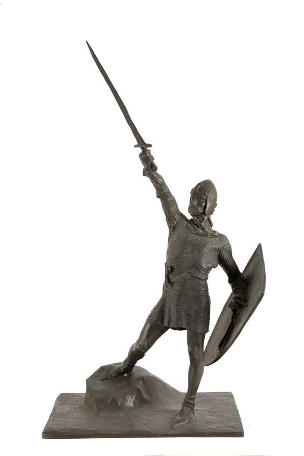 ENRICO BUTTI - Sculpture "ALBERTO DA GIUSSANO"