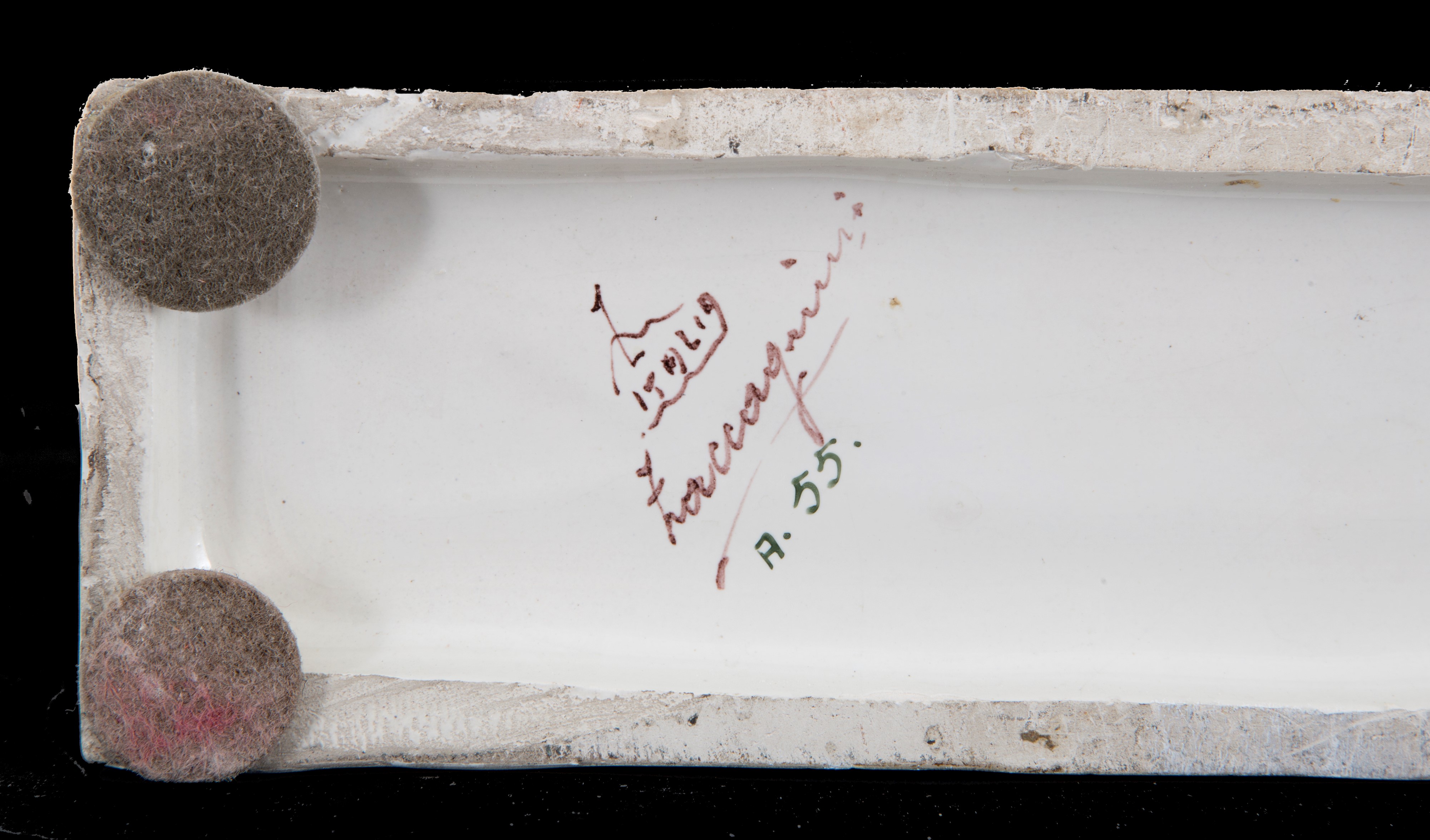Ugo Zaccagnini - Gruppo in Ceramica "cerbiatti"