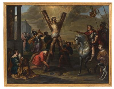 Dipinto "crocifissione di Sant'andrea"