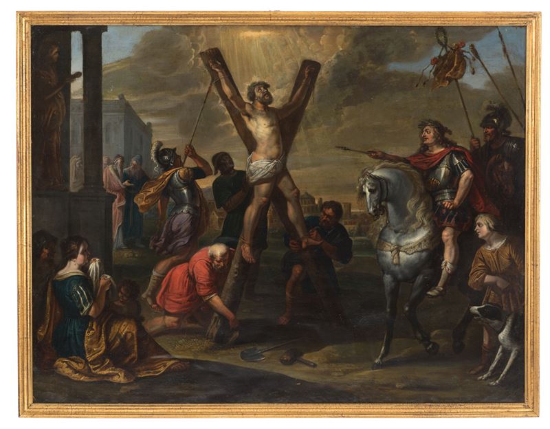 Dipinto "crocifissione di Sant'andrea"