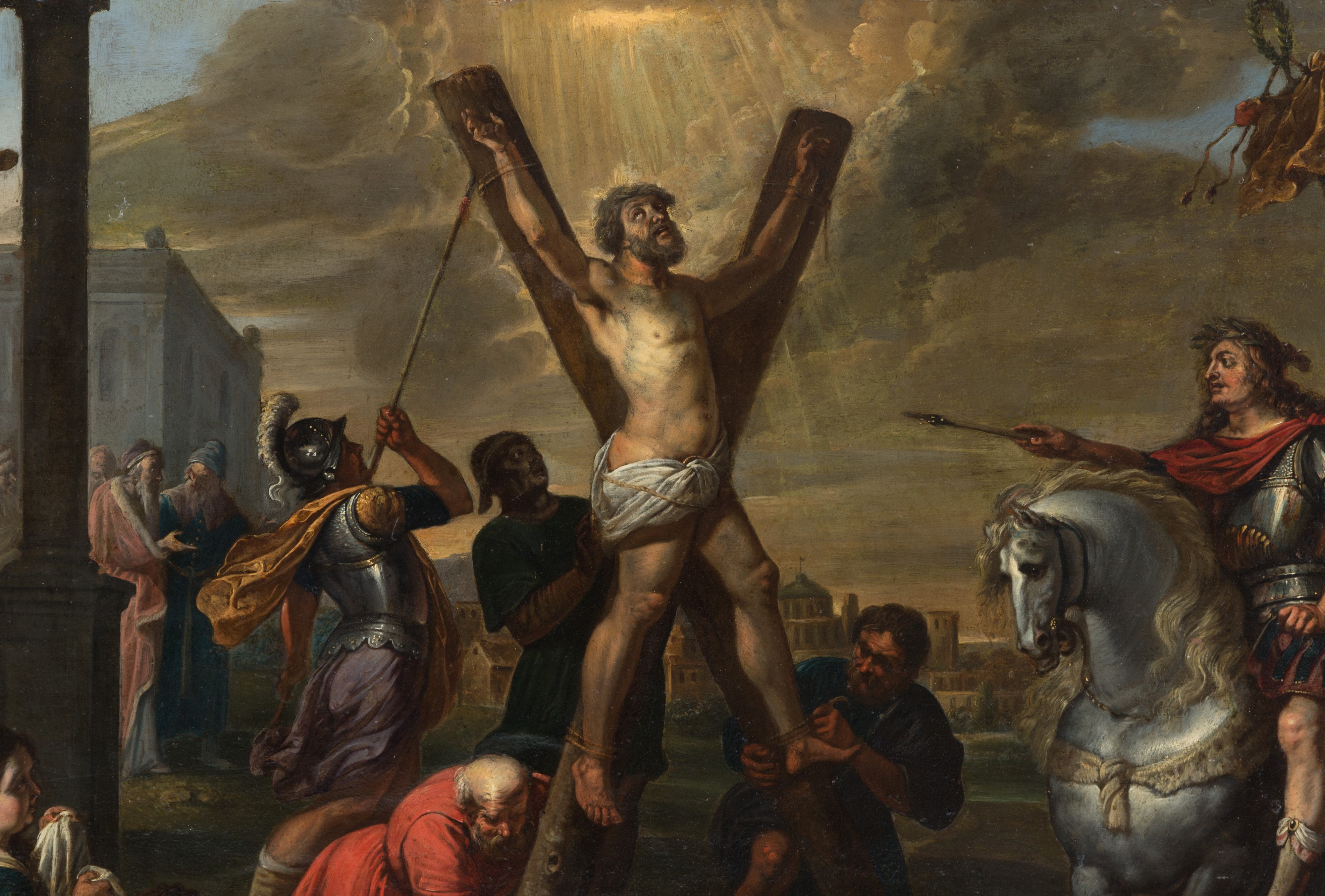 Dipinto "crocifissione di Sant'andrea"