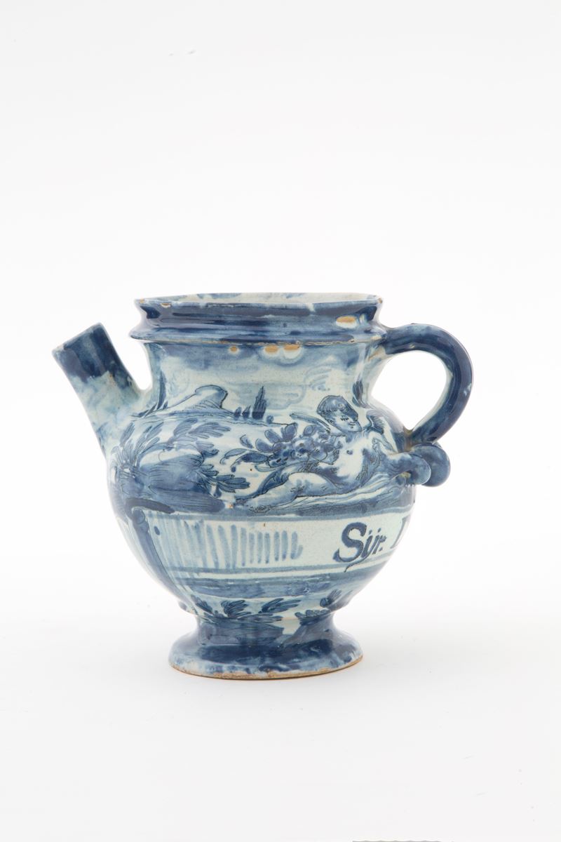 Brocca in maiolica