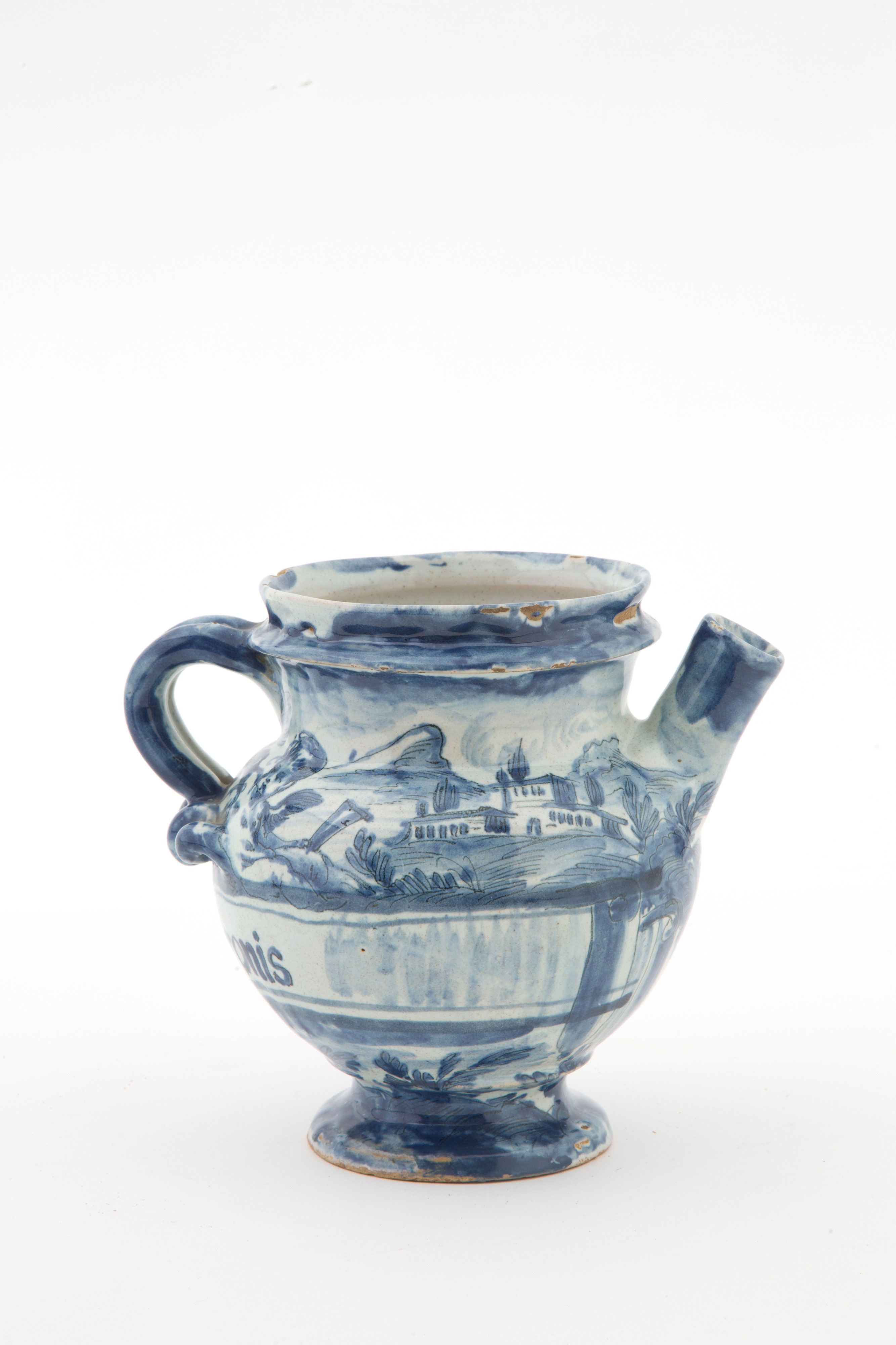 Brocca in maiolica