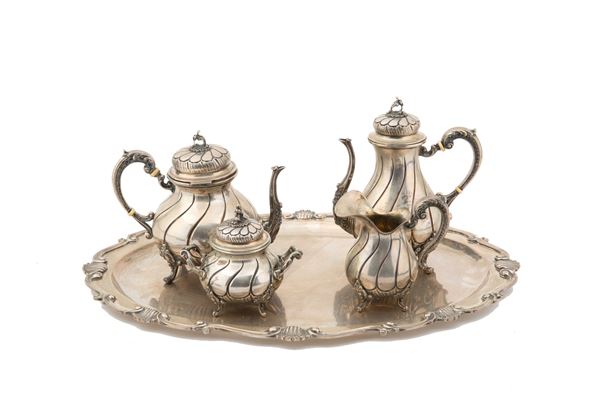 Silver coffee service