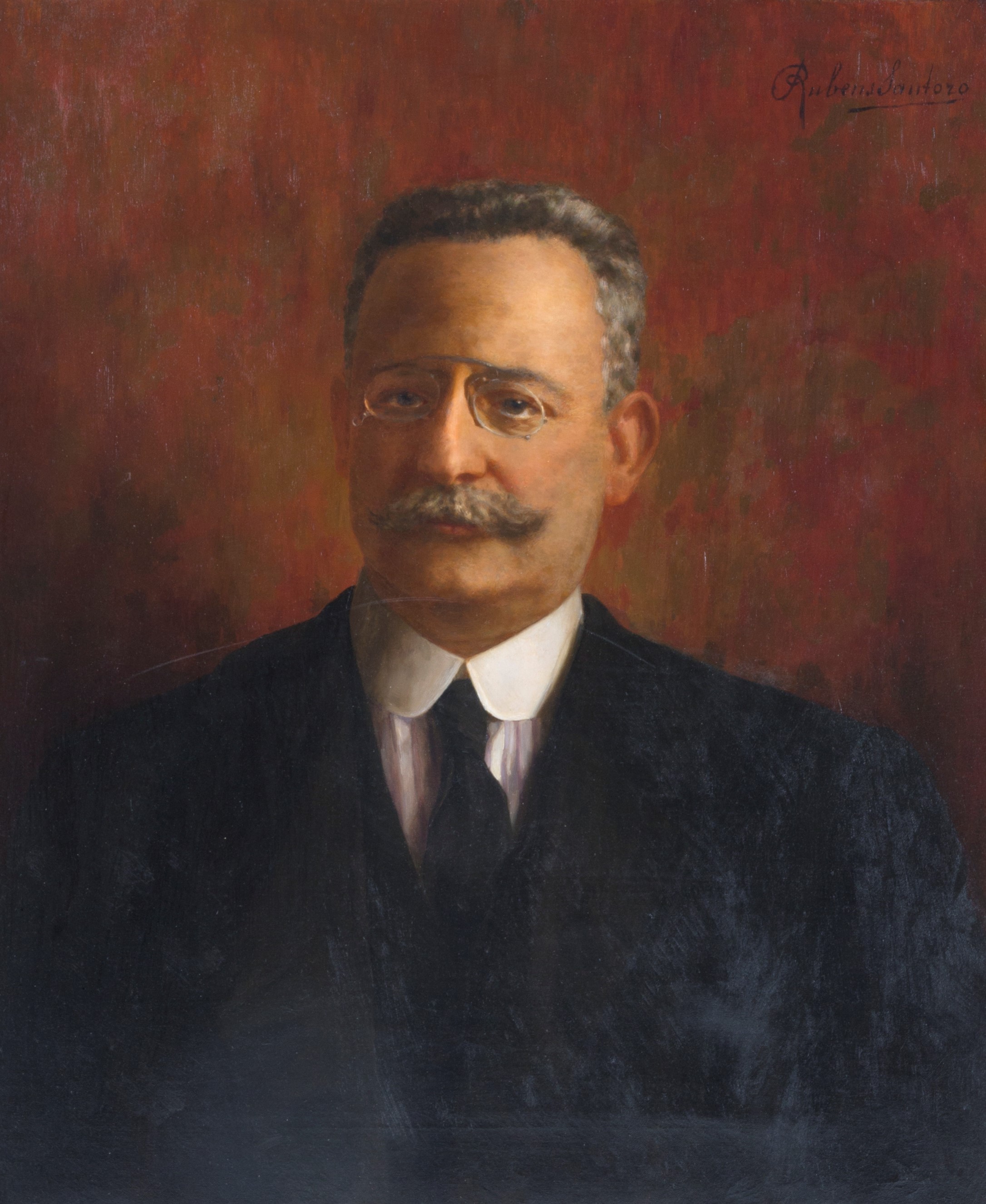 Rubens Santoro - Dipinto "ritratto Maschile"