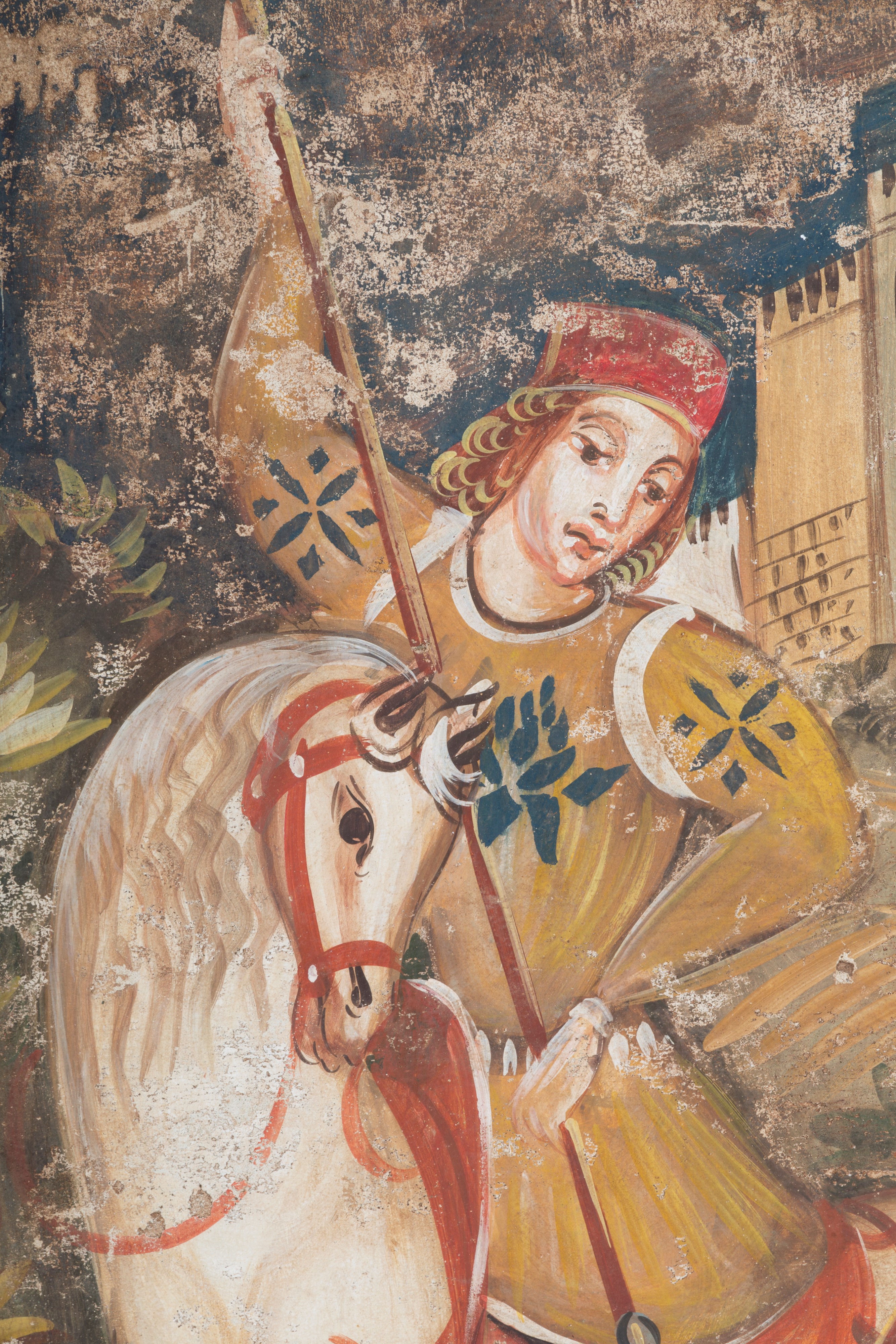 Dipinto "scena di Caccia al Cervo"