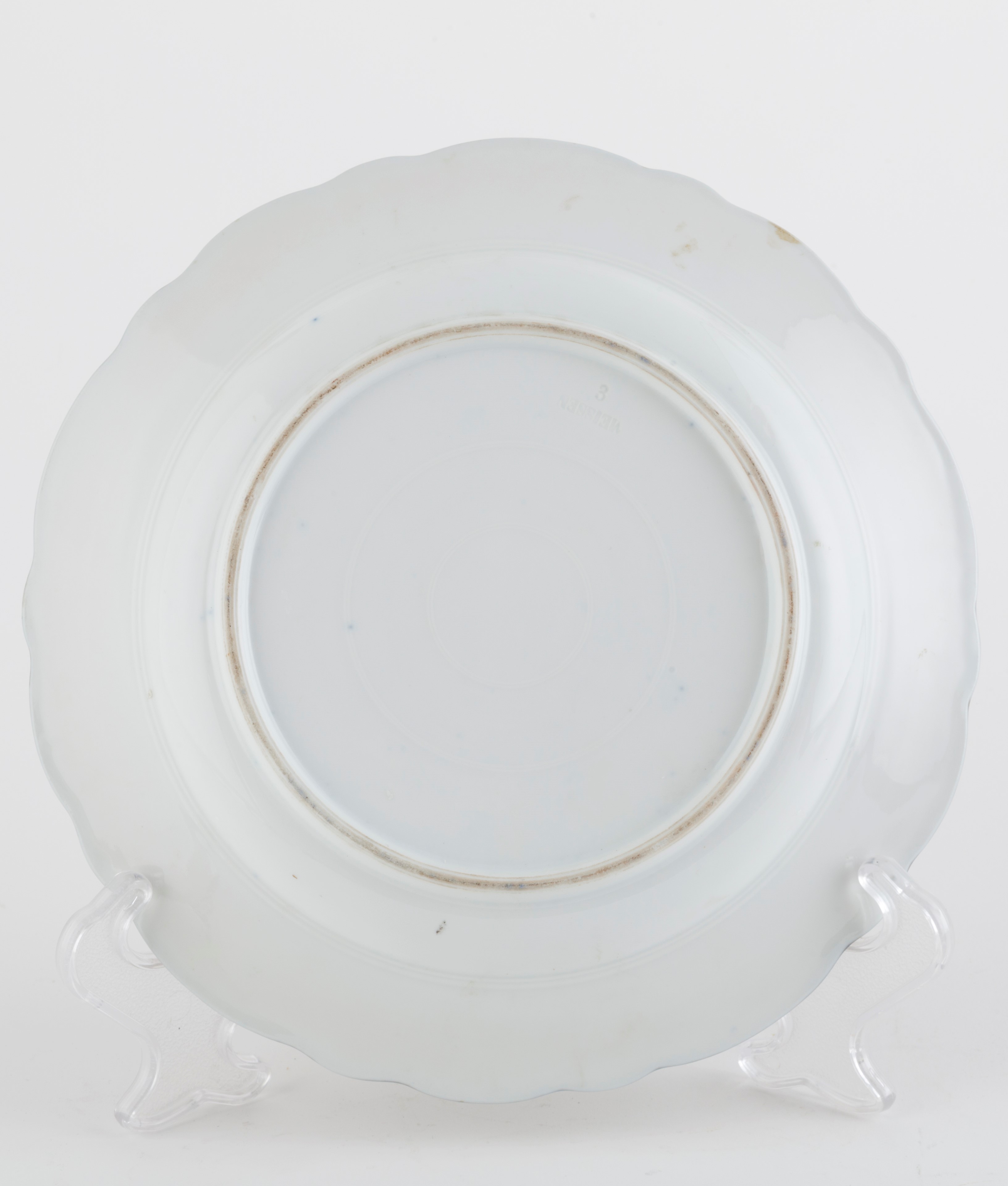 Coppia di piatti in porcellana di Meissen