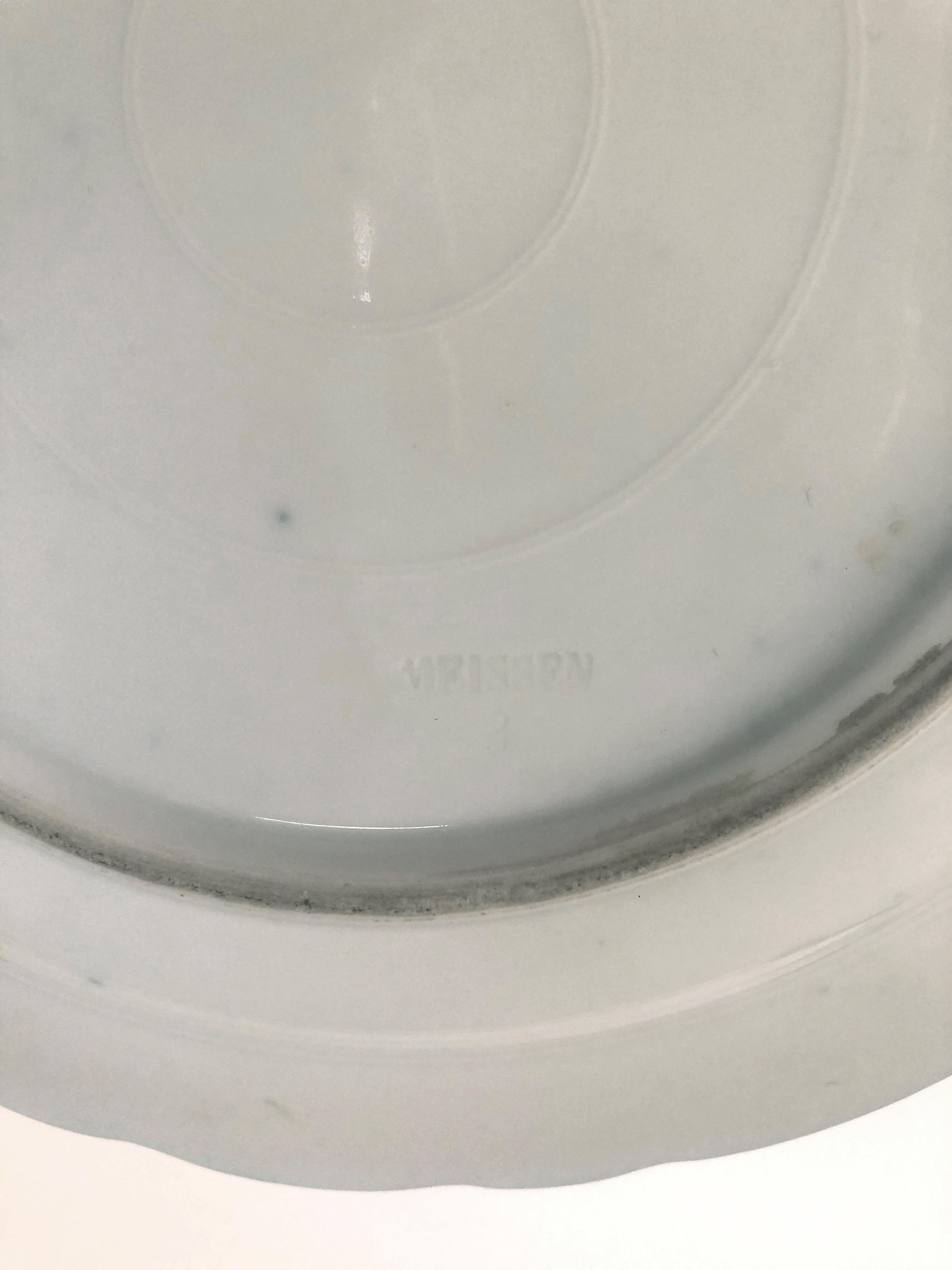 Coppia di piatti in porcellana di Meissen