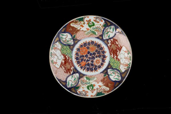 Imari porcelain plate