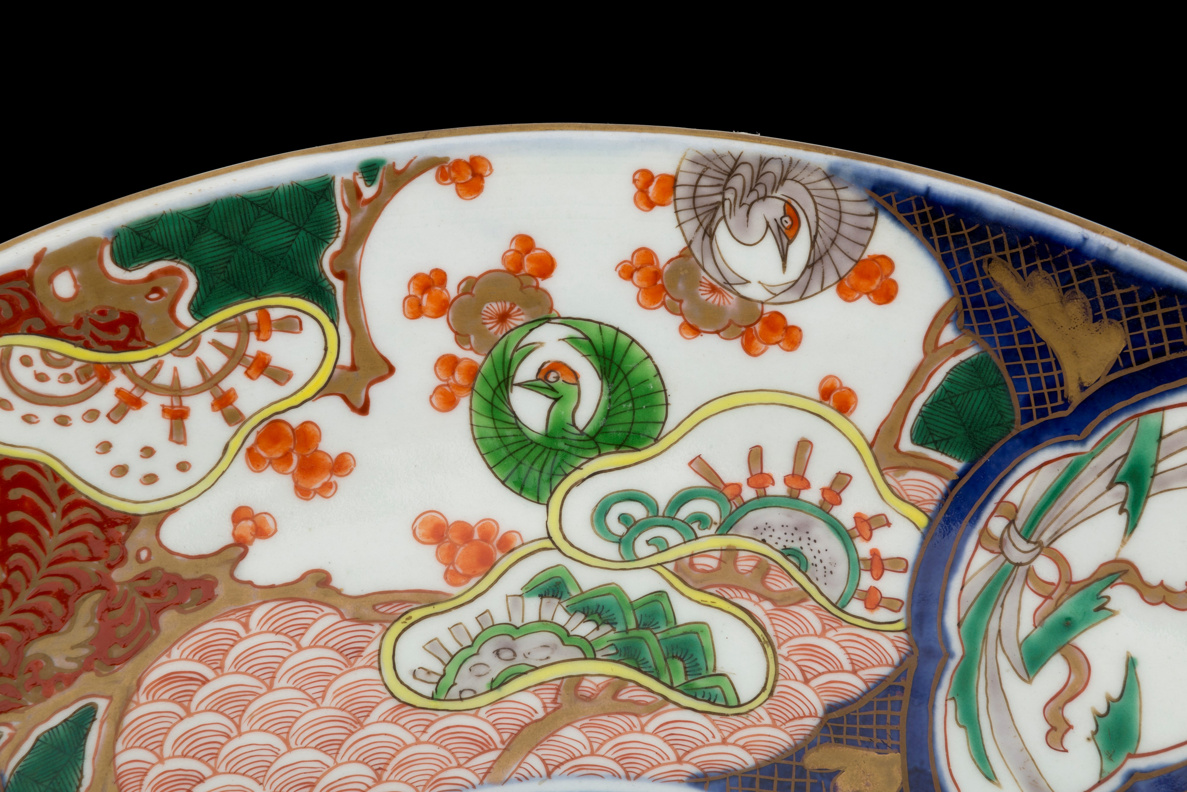 Piatto in porcellana Imari