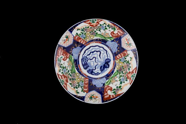 Large Imari porcelain plate