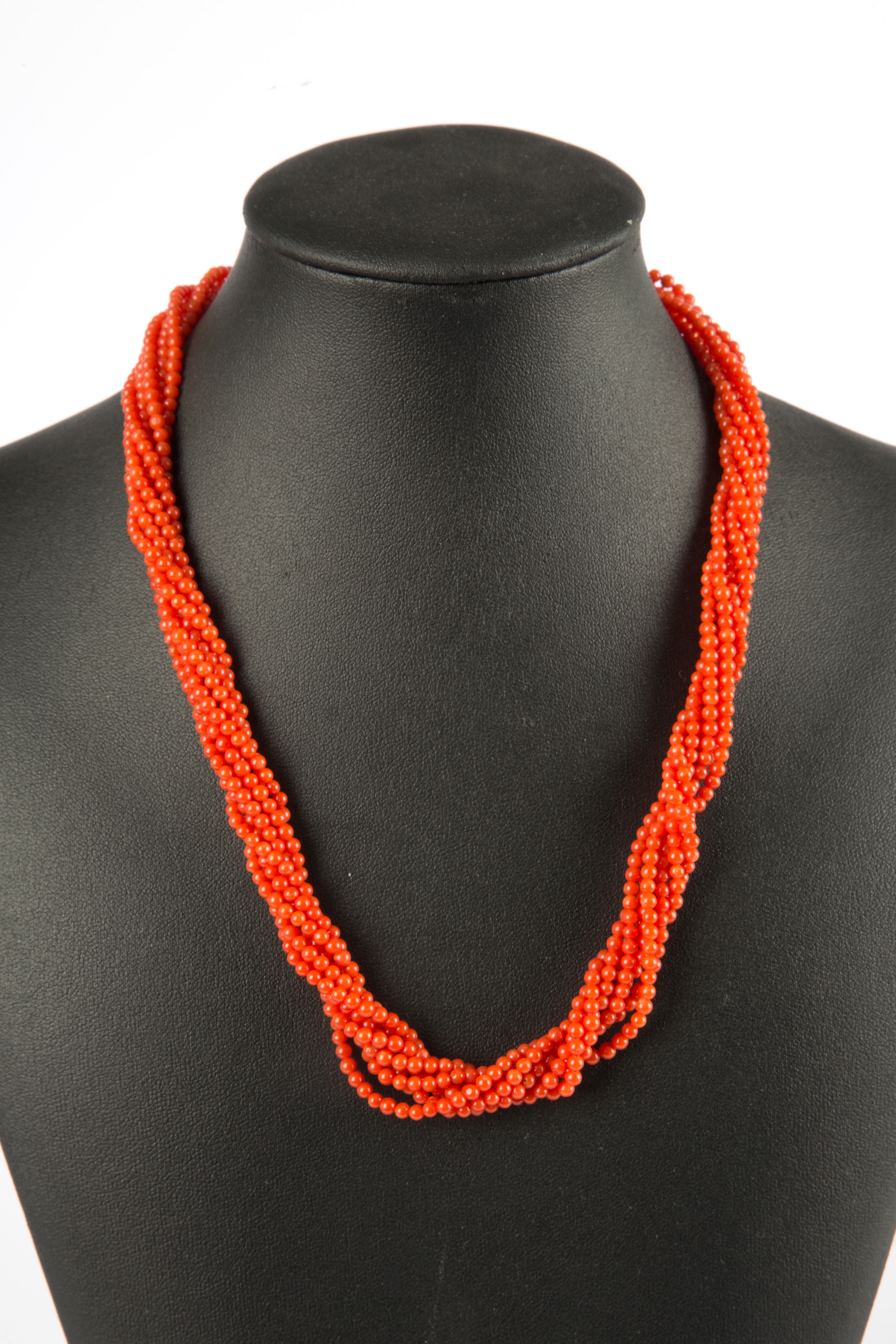 Collana e bracciale in corallo rosso