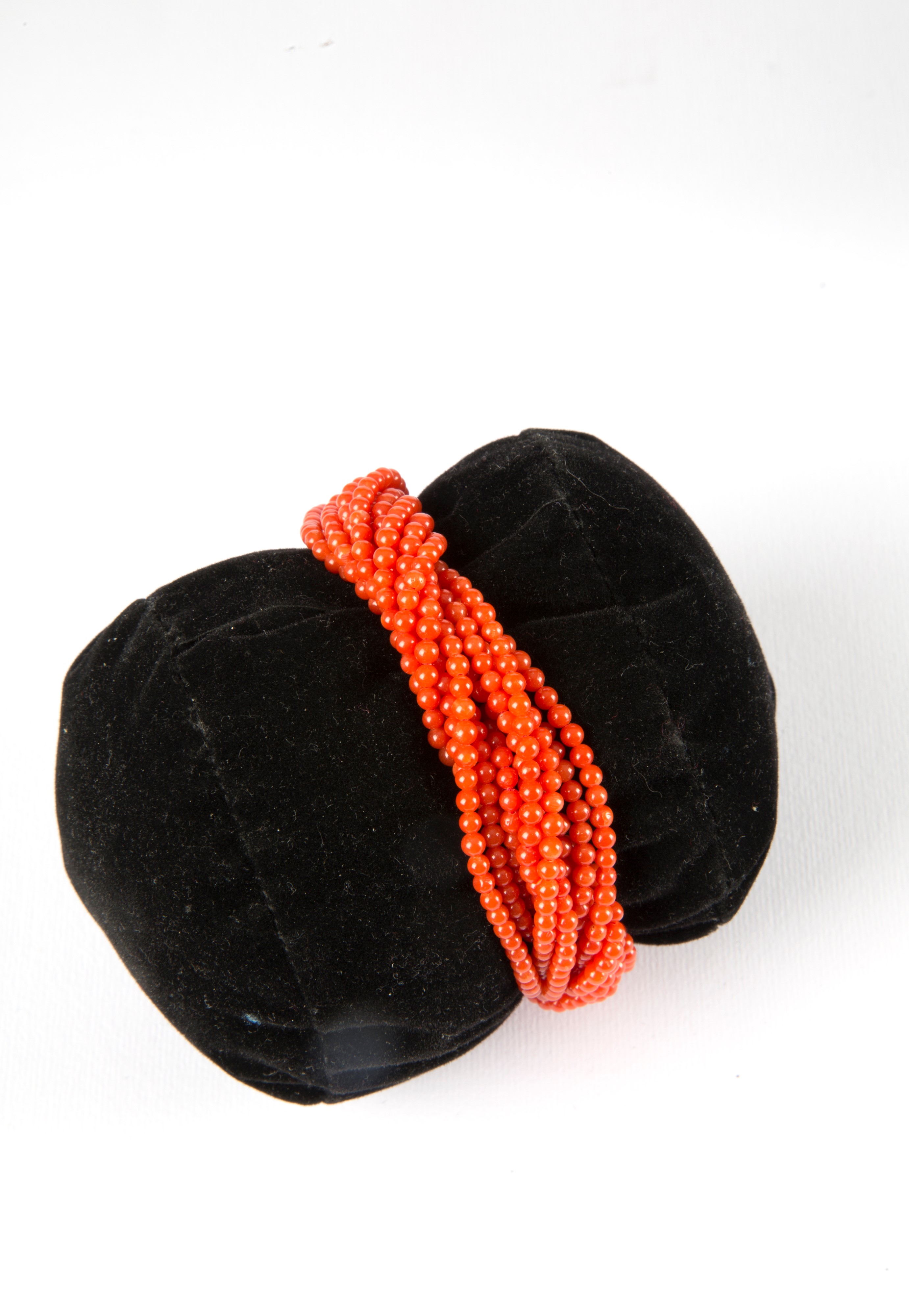 Collana e bracciale in corallo rosso