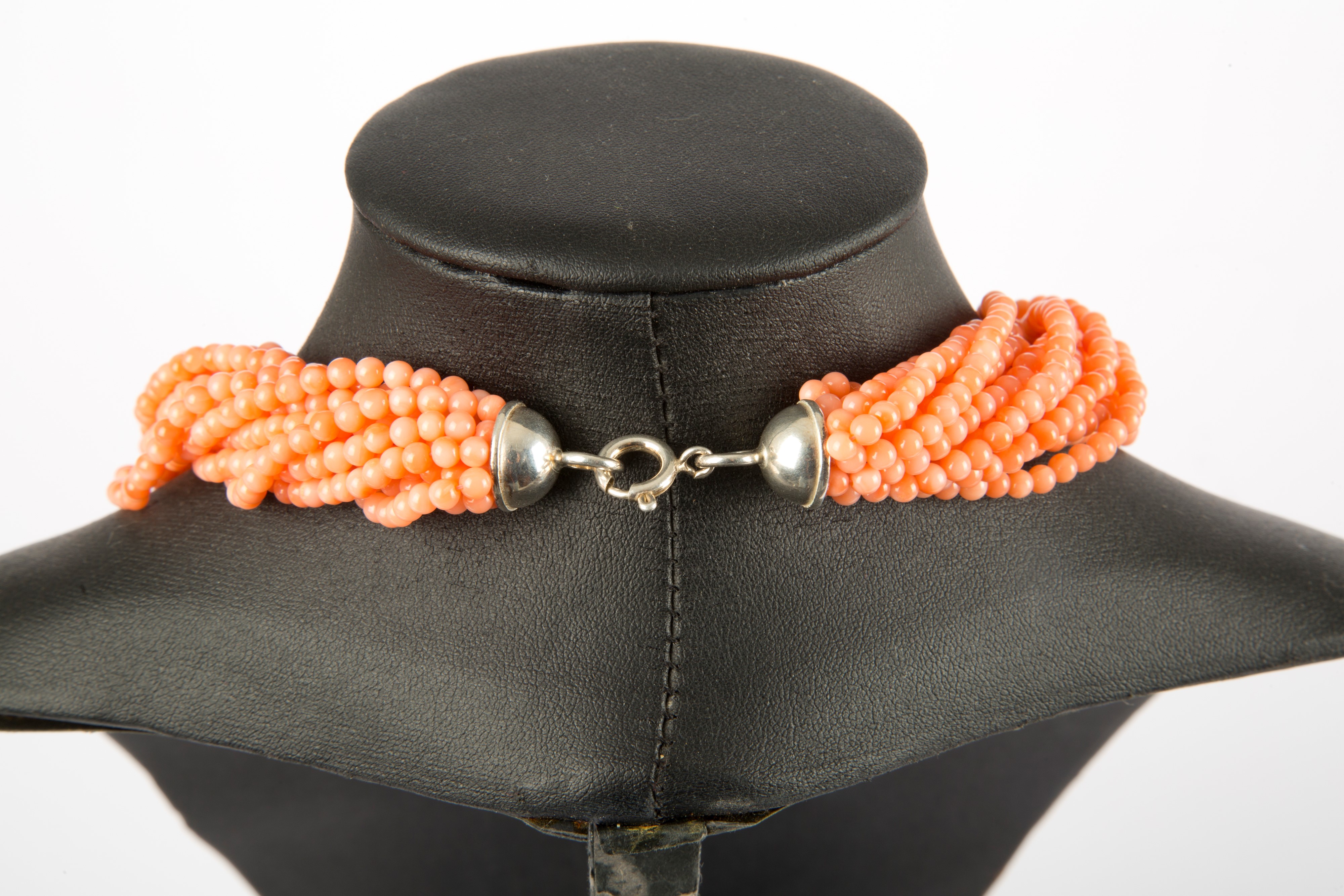 Collana in corallo rosa