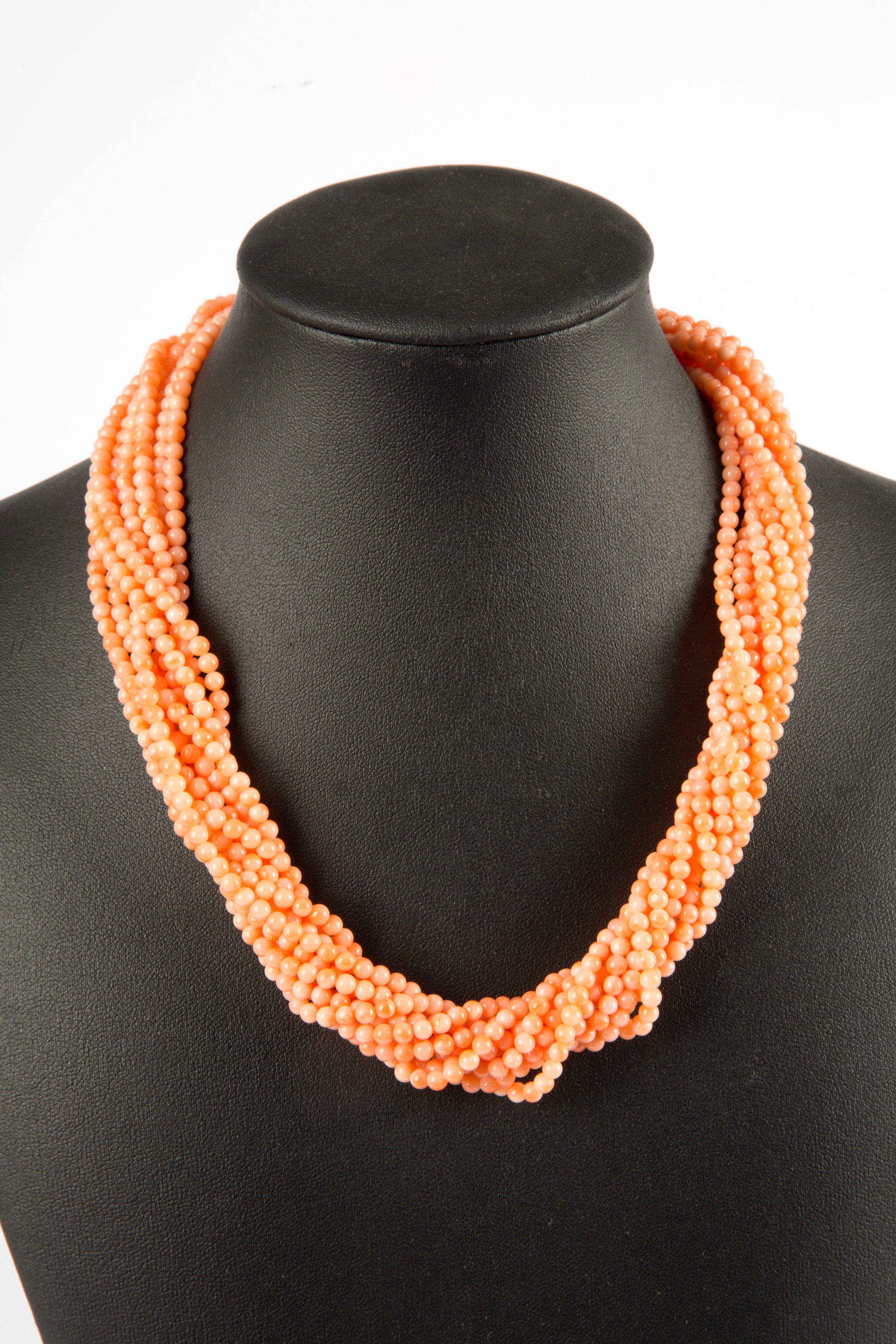 Collana in corallo rosa