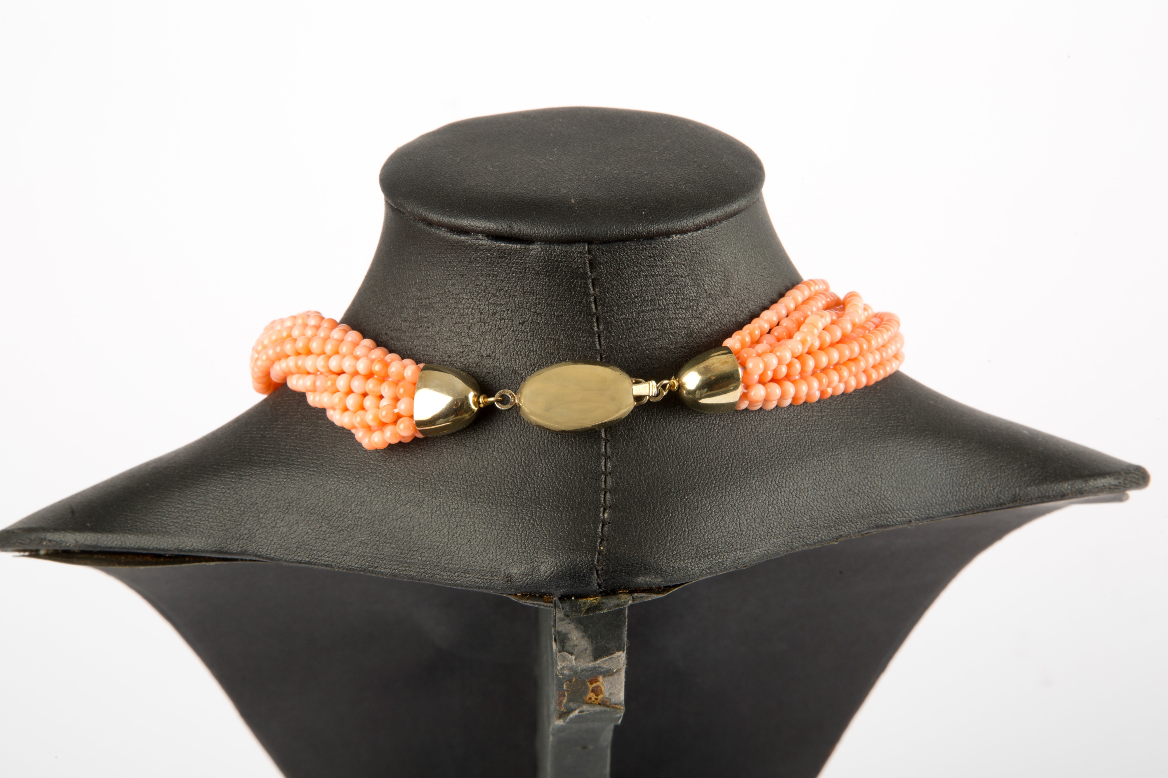 Collana in corallo rosa