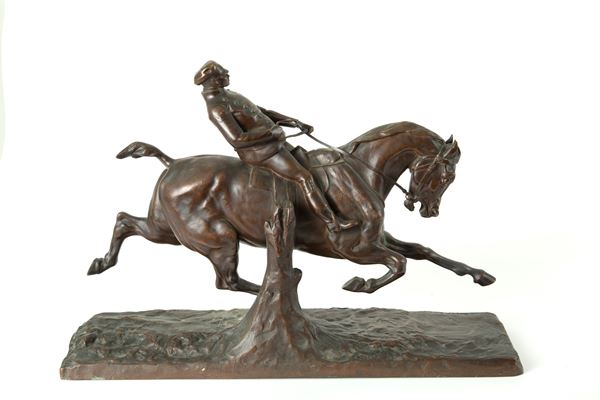 EMMANUEL DE SANTA COLOMA - Sculpture "SPANISH KNIGHT"