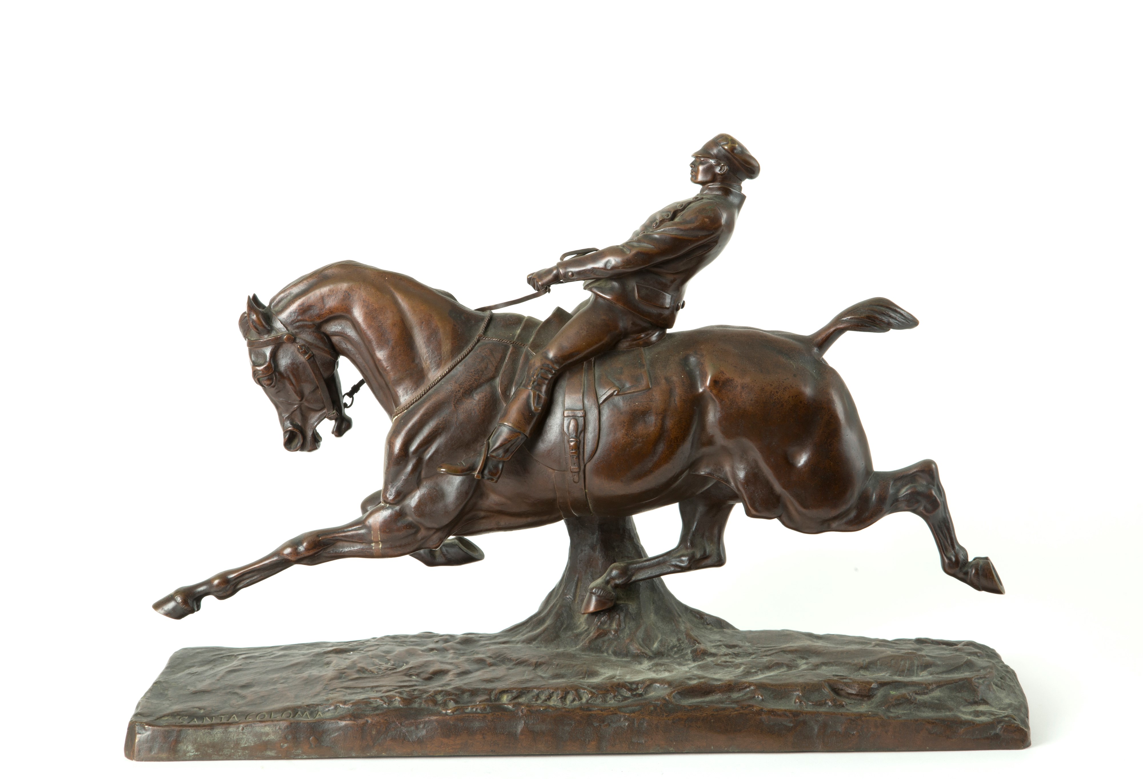 Emmanuel De Santa Coloma - Scultura "cavaliere Spagnolo"