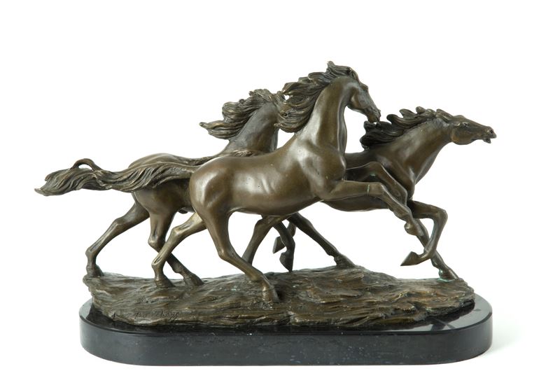 Scultura "cavalli"